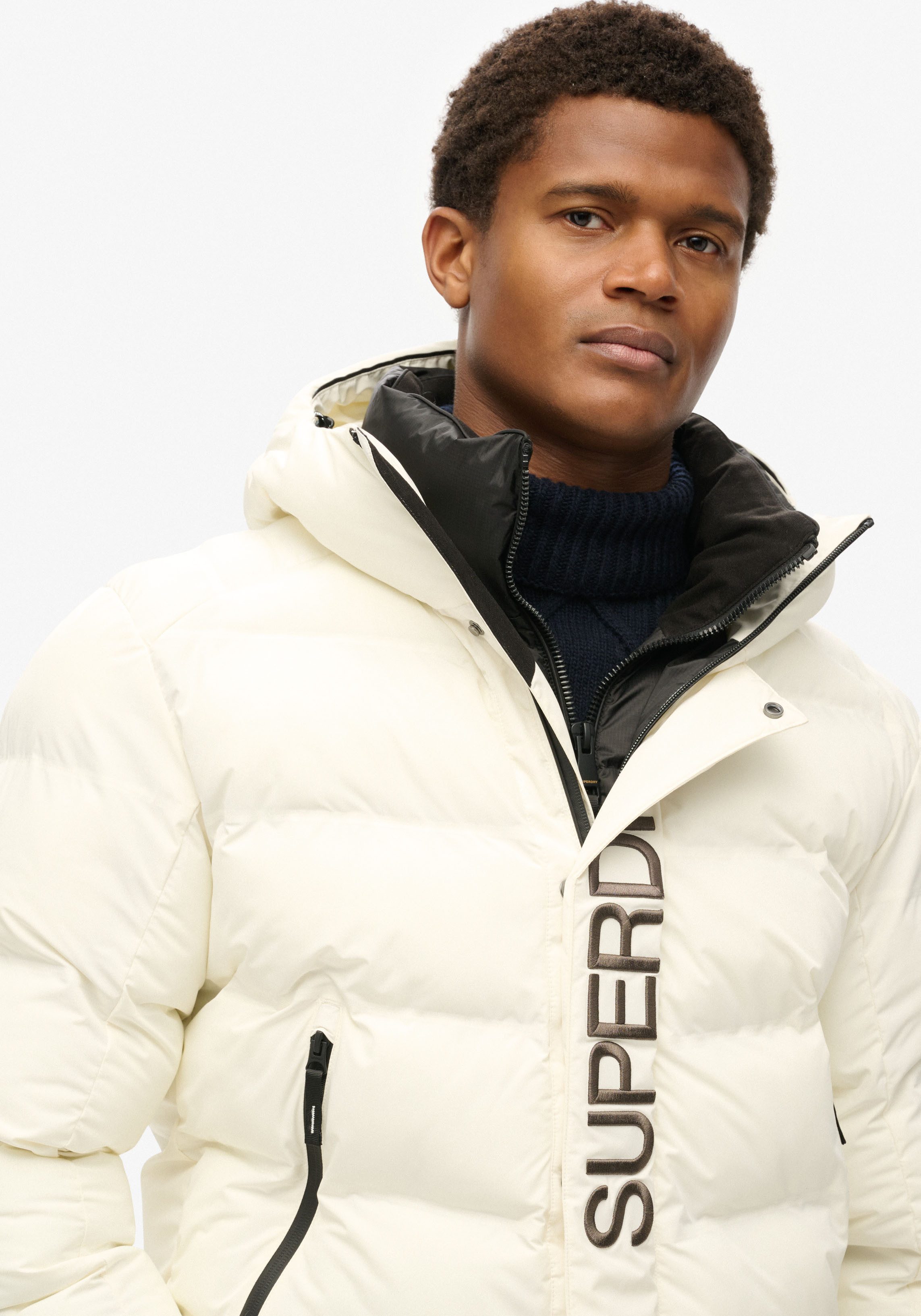 Superdry Gewatteerde jas Hooded City Graphic Puffer Jkt