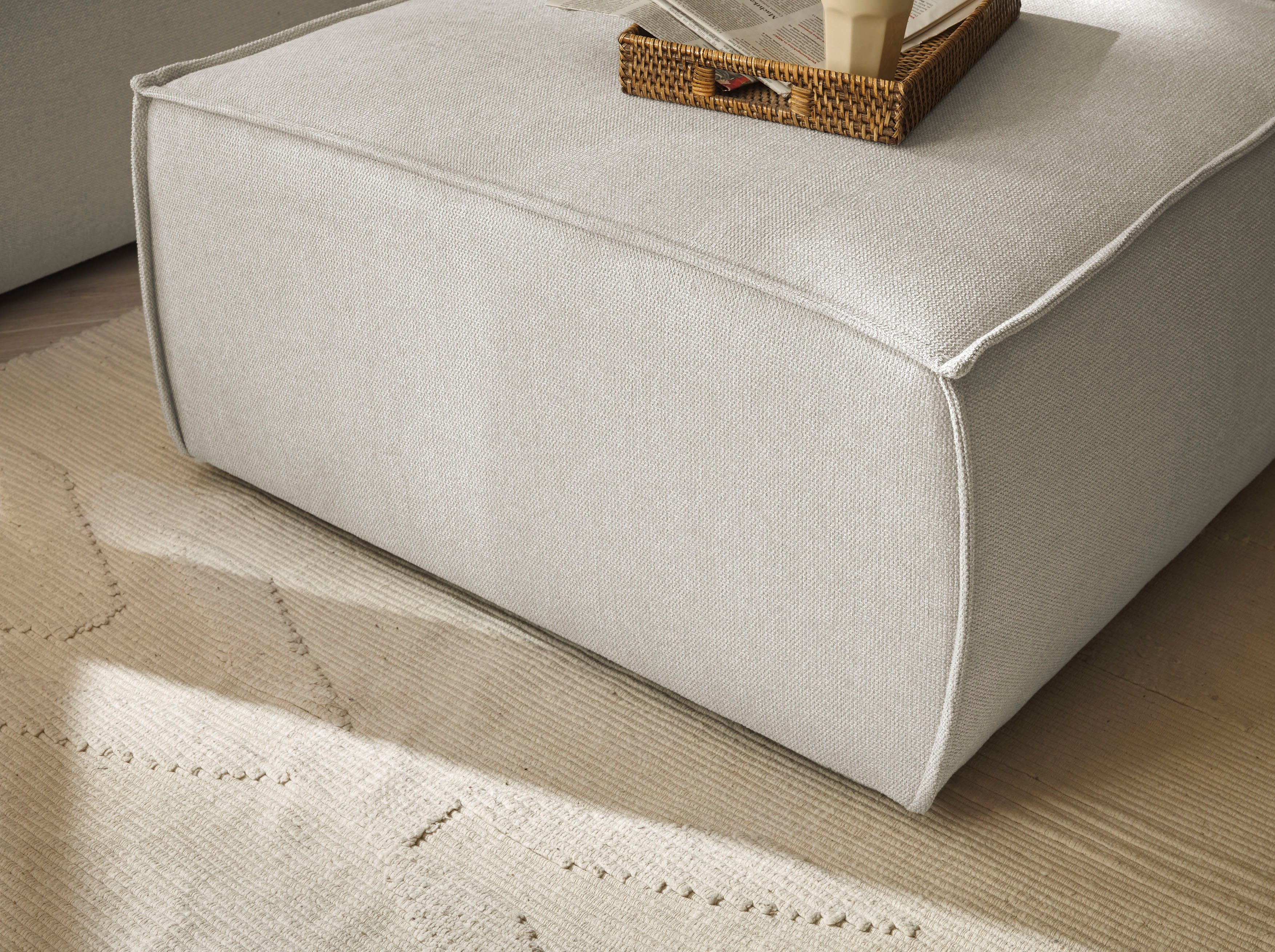 andas Loveseat Finnley Loveseat en hocker als set, passend bij de bekleding-serie Finnley (2-delig)