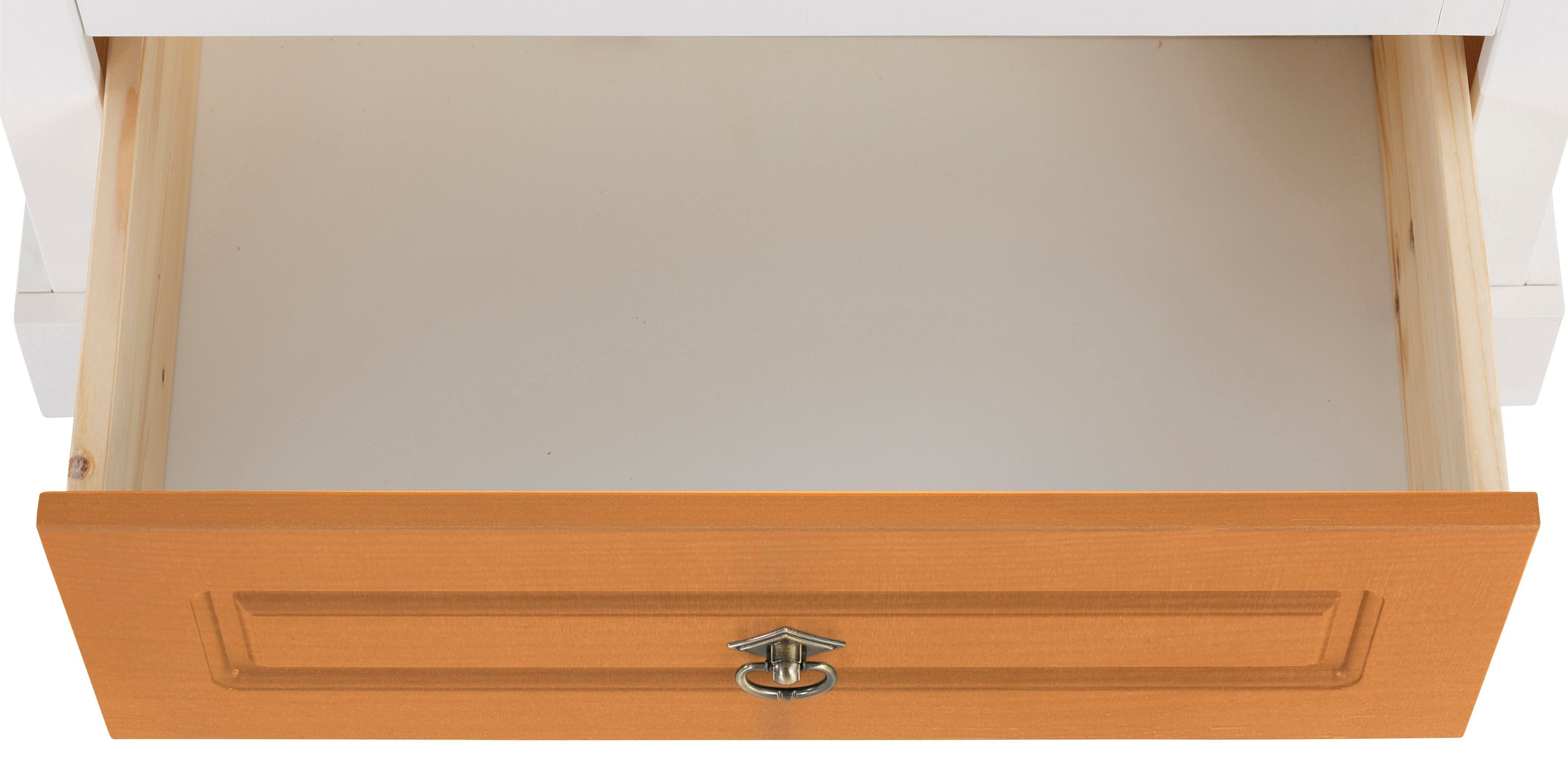 Home affaire Kledingkast Basilico van massieve dennen, fsc®, breedte 67 cm, met kledingstang