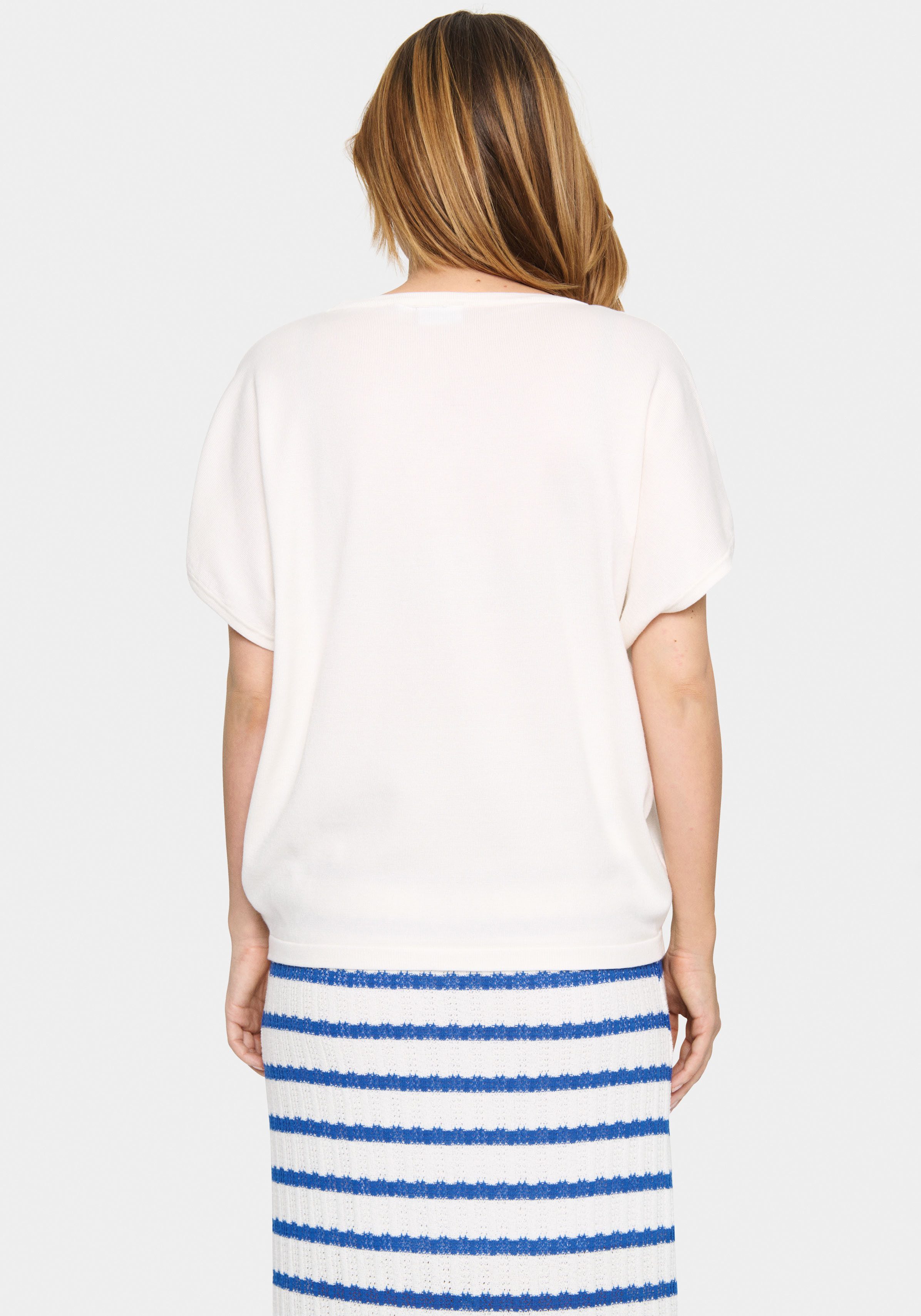 Saint Tropez Gebreide trui MilaSZ R-N SS
