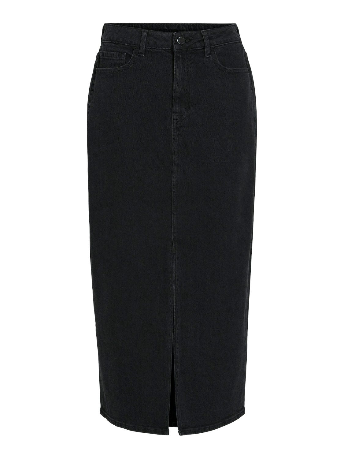 Vila Jeans rok VIJAF HW MIDI DENIM SKIRT-NOOS