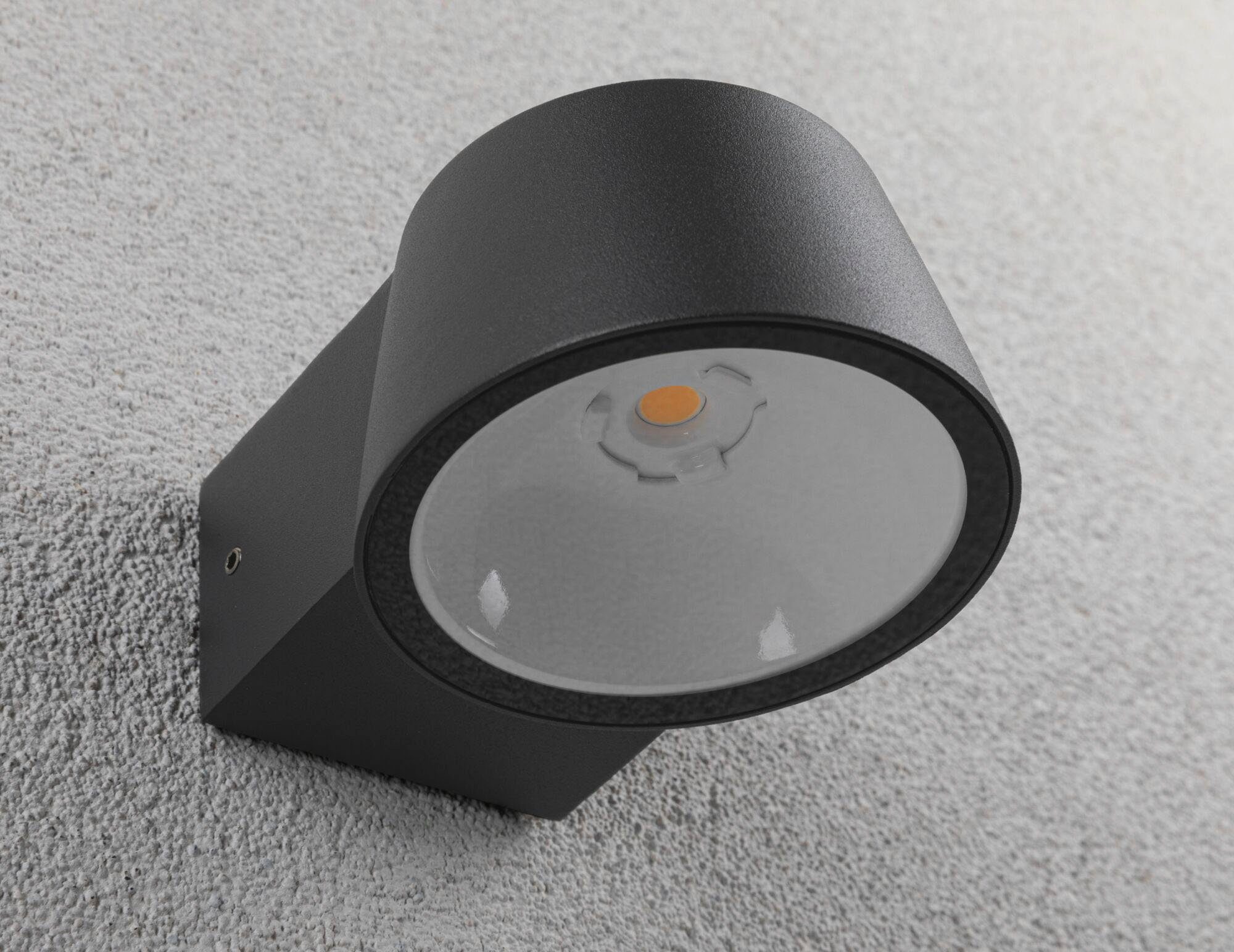 Paulmann Led-wandlamp voor buiten Buiten 230V Capea Aluminium Antraciet Insect friendly (1 stuk)
