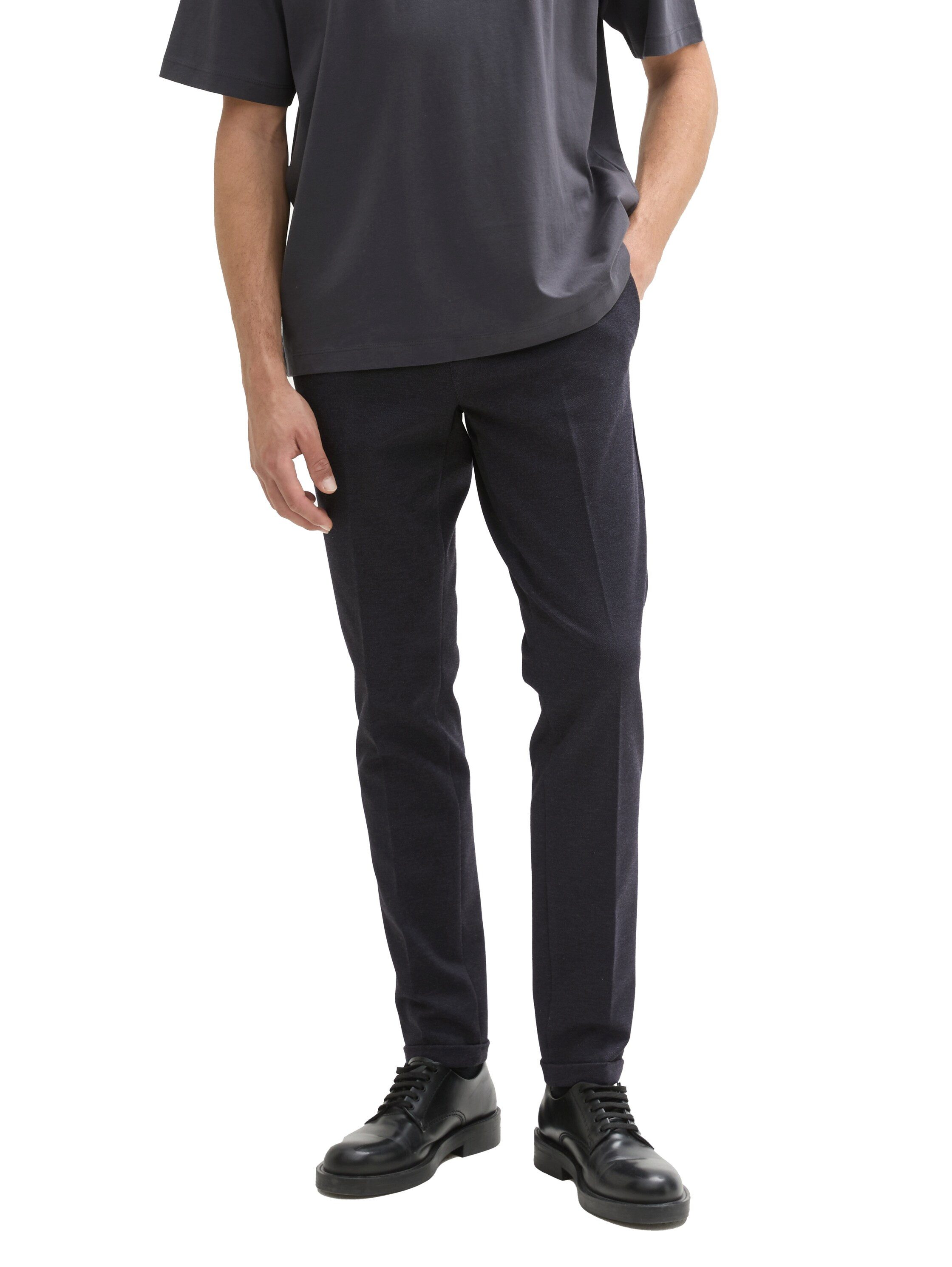 Tom Tailor Denim Chino met zakken heren chino's maat L grijs