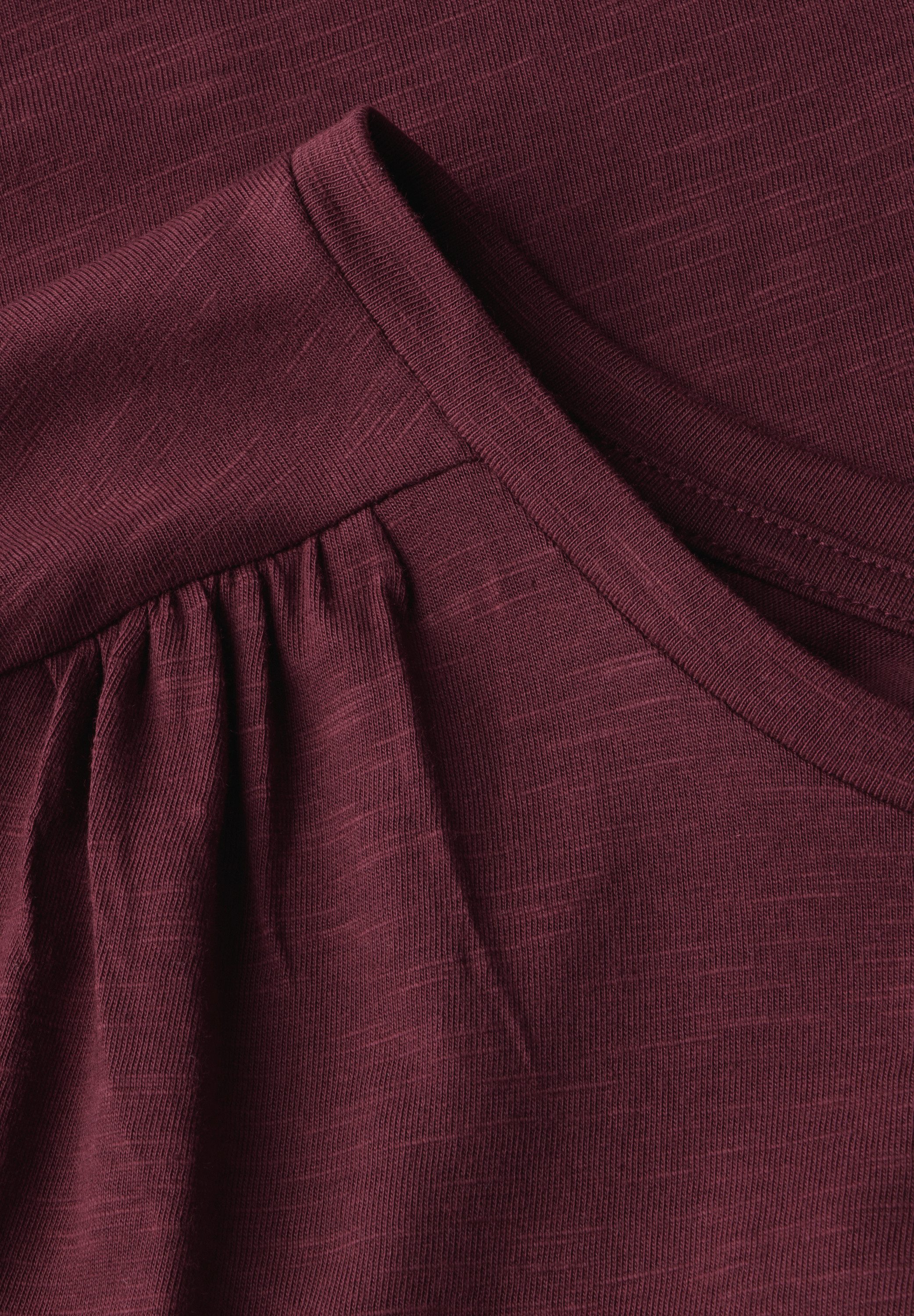 STREET ONE Shirttop met aanrimpeling op de schouder
