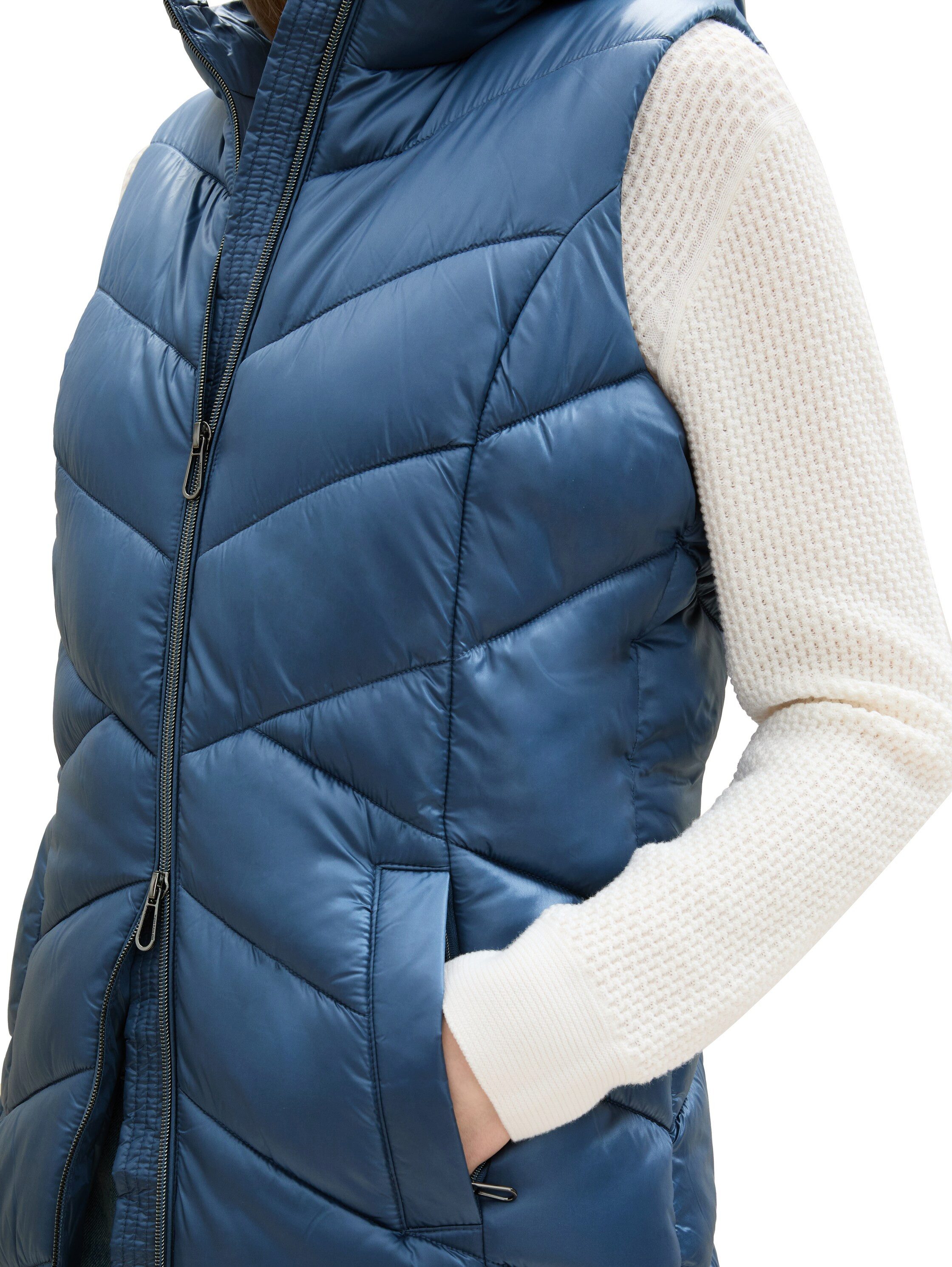 Tom Tailor Bodywarmer met een capuchon