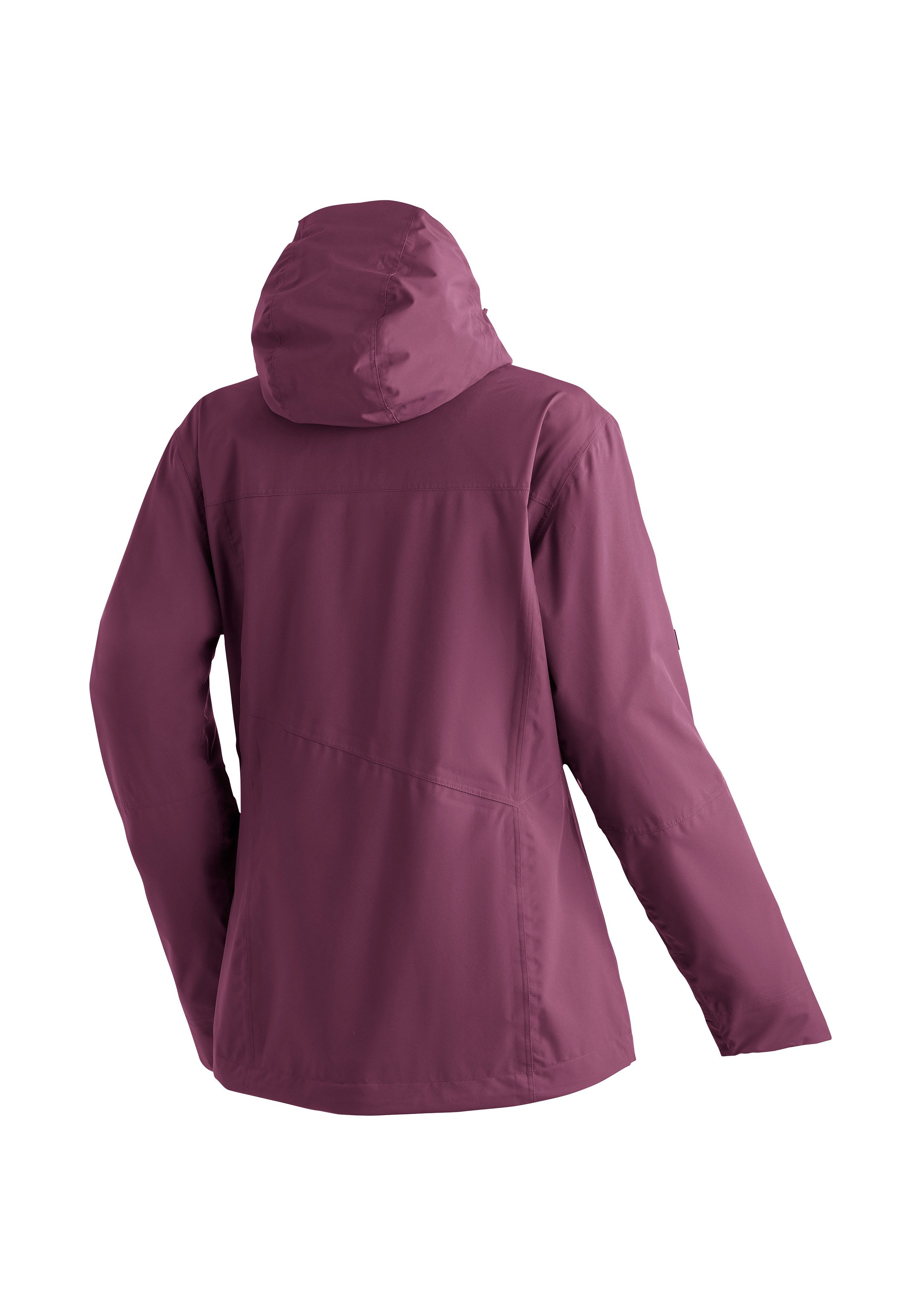 Maier Sports Functioneel jack Metor 3in1 W Dames outdoorjas waterdicht ritszakken capuchon