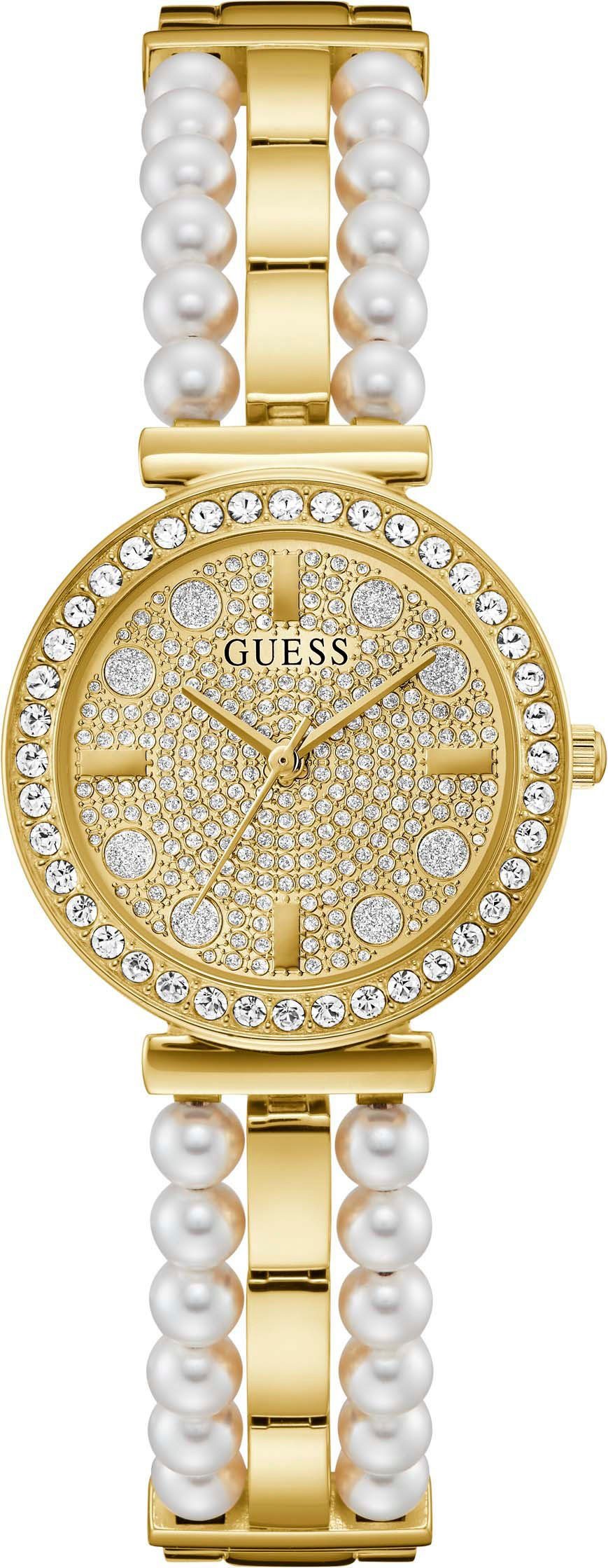 Guess Kwartshorloge Gala Polshorloge, dameshorloge dames horloges goud(kleur)
