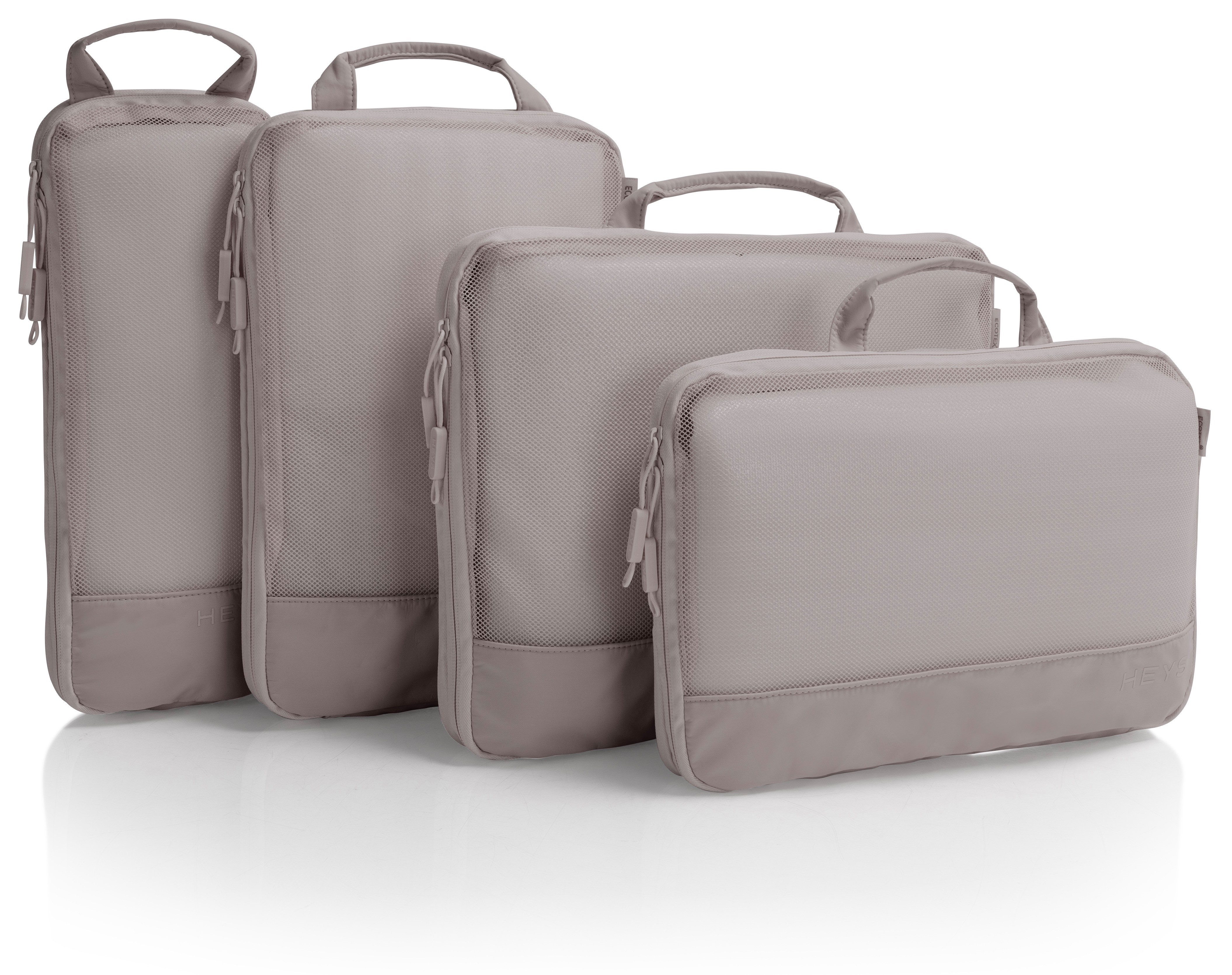 Heys Kofferorganizer Ecotex Compression Packing Cube incompressible packing cubes, packing bags, organizer for suitcase (set, 4-delig) unisex tassen