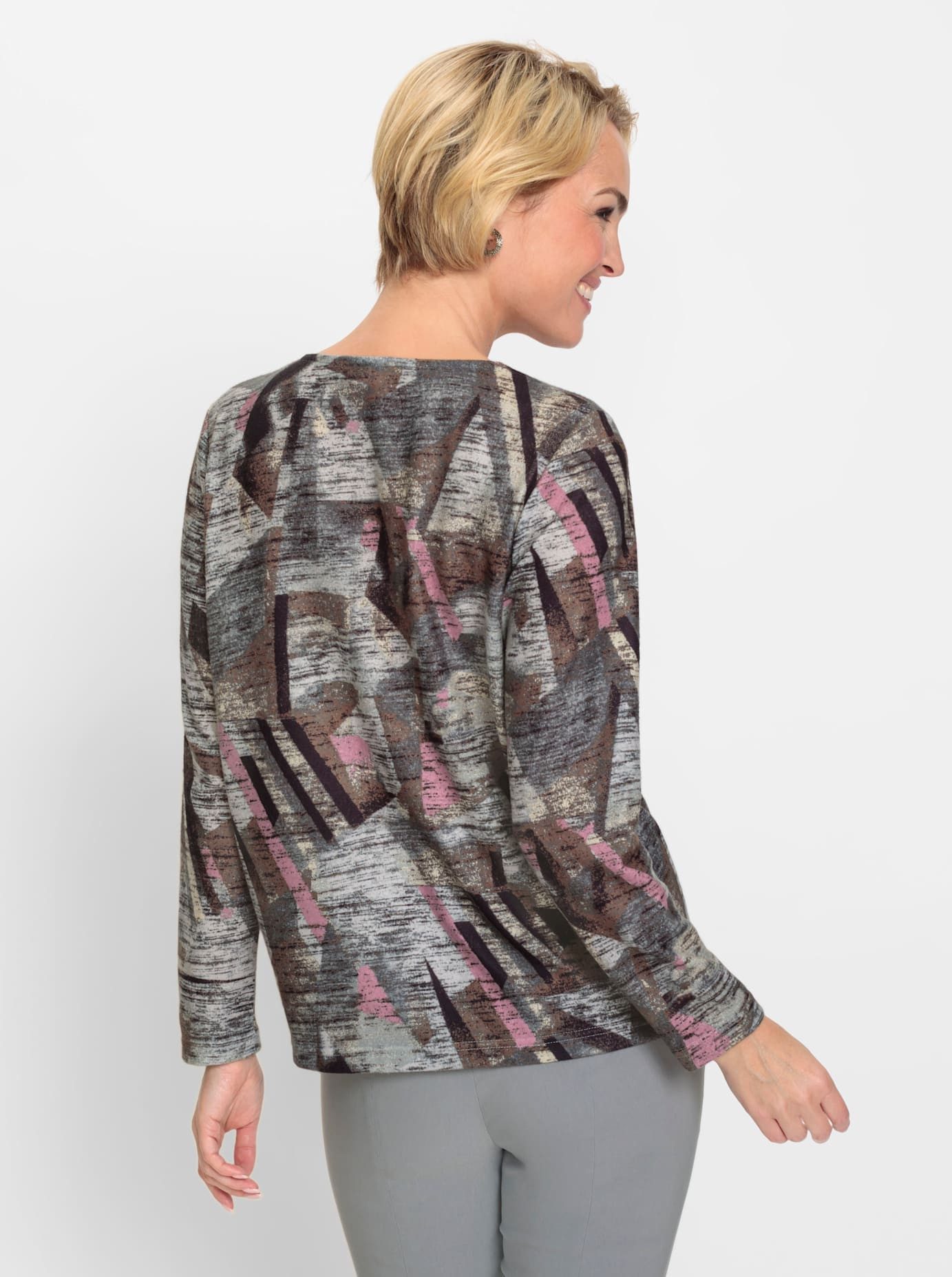 Classic Shirt met lange mouwen Wintershirt (1-delig)