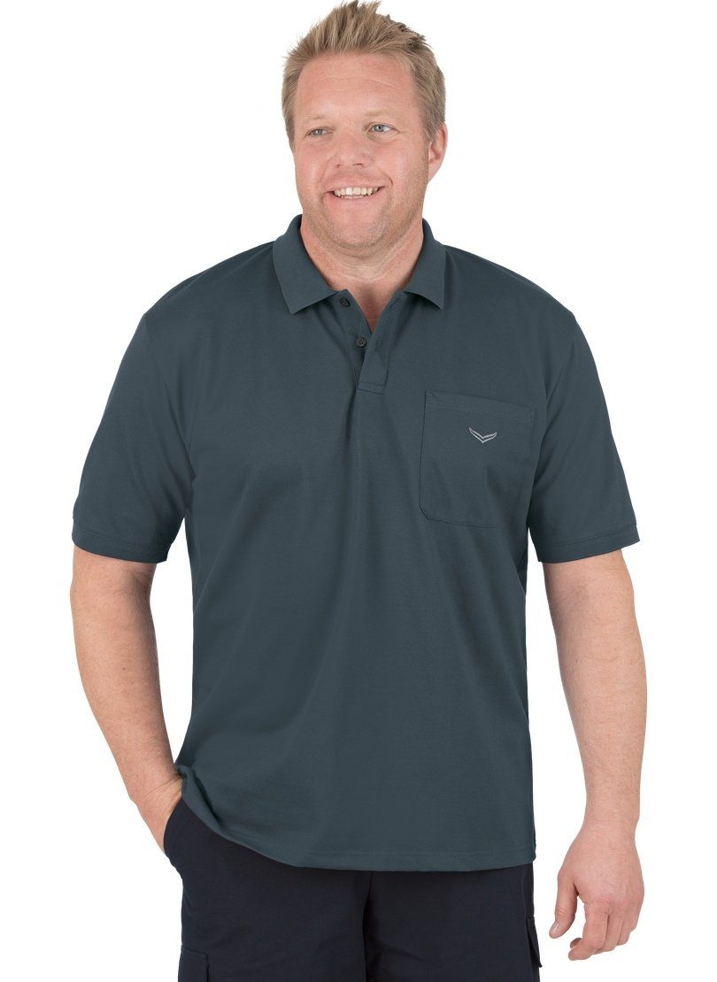Trigema Poloshirt TRIGEMA poloshirt met borstzak (1-delig)