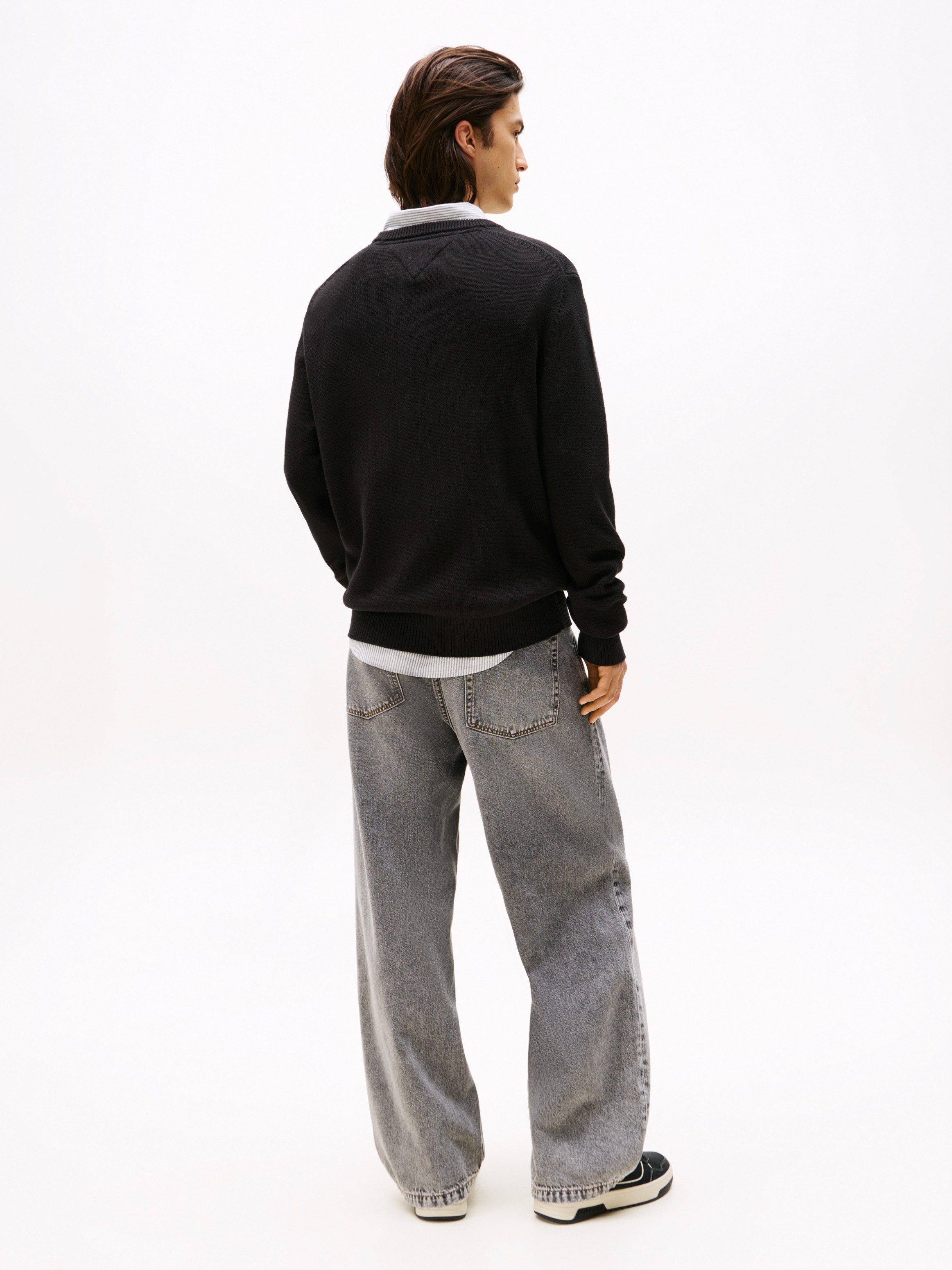 TOMMY JEANS Trui met ronde hals Slim fit met ronde hals