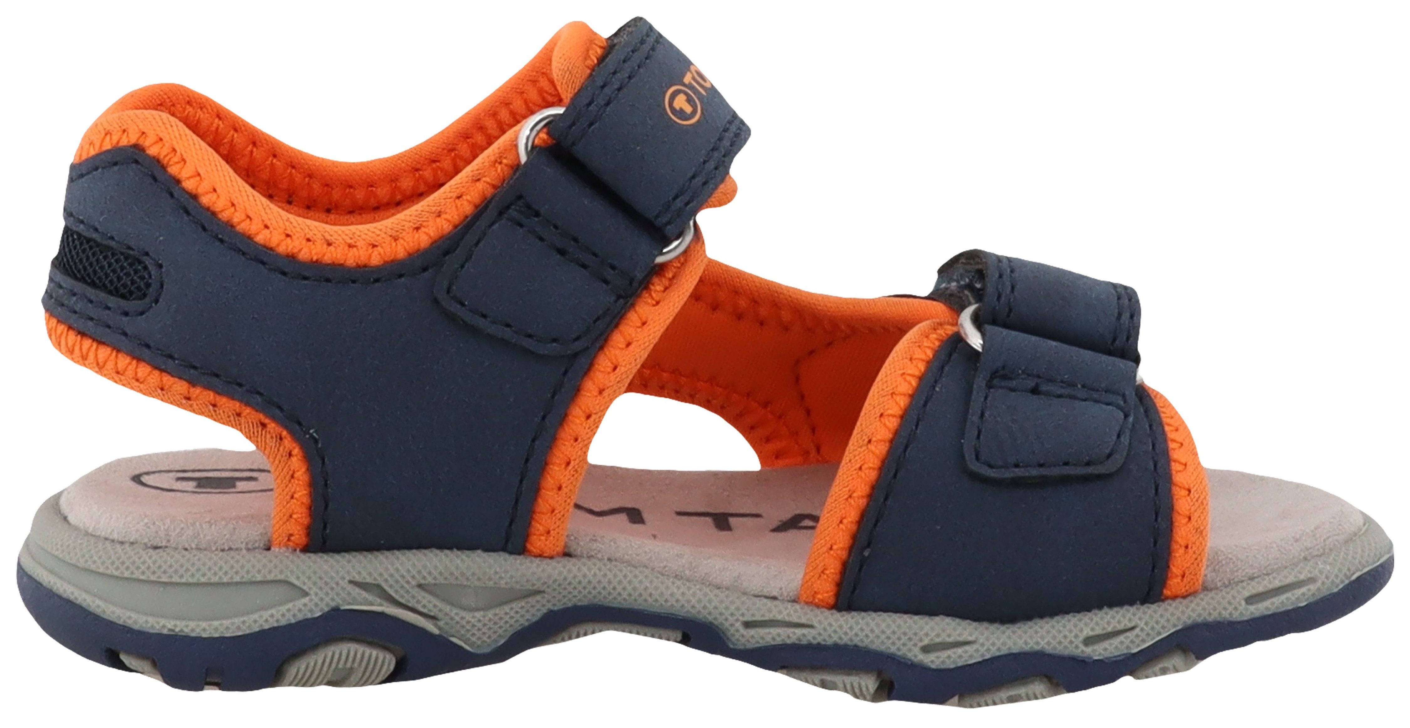 Tom Tailor Sandalen , klittenbandschoen, zomerschoen, trekking schoen met voetbalmotief