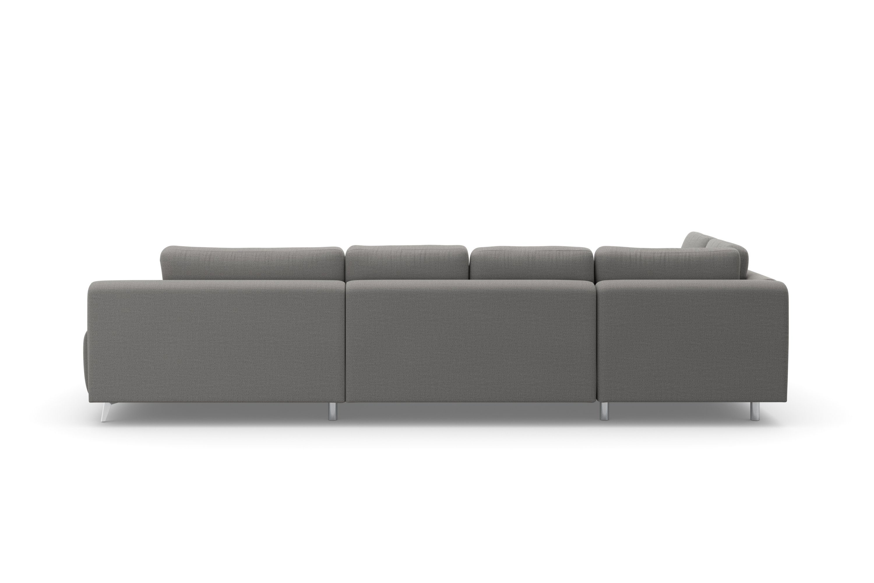 sit&more Zithoek Latigo U-vorm met mega-récamier, naar keuze met slaapfunctie en bedkist
