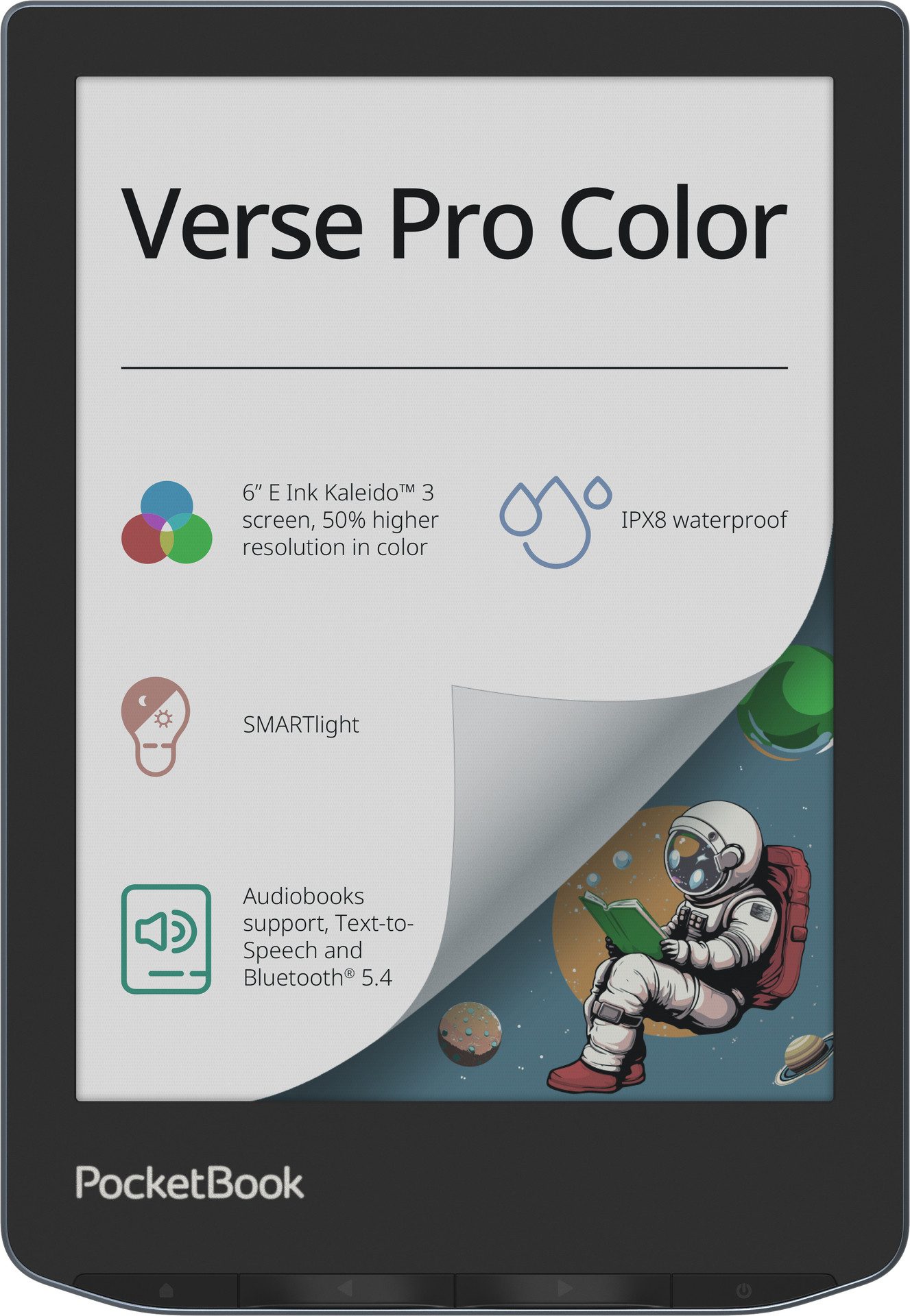 PocketBook E-reader Verse Pro Color - DACH-Version, 6", Linux