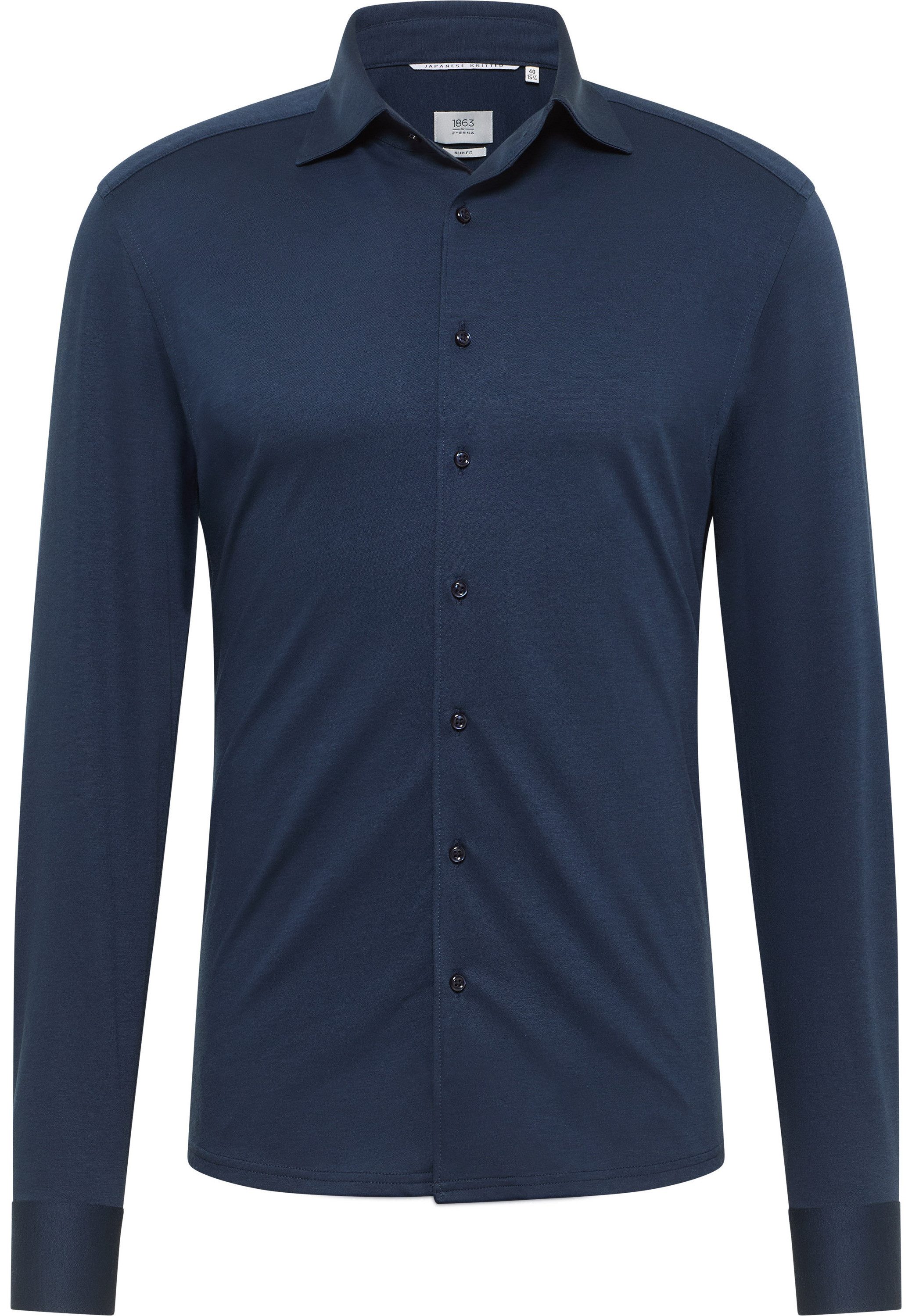 Eterna Overhemd met lange mouwen Slim fit NON IRON (strijkvrij)