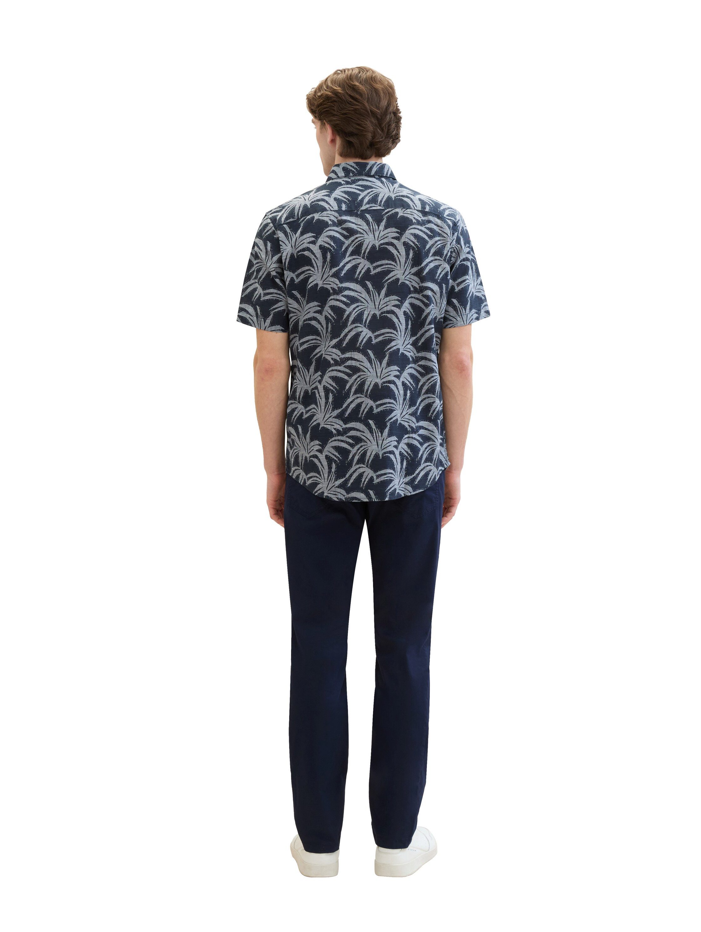 Tom Tailor Five-pocketsbroek met merk-badge op de achterkant