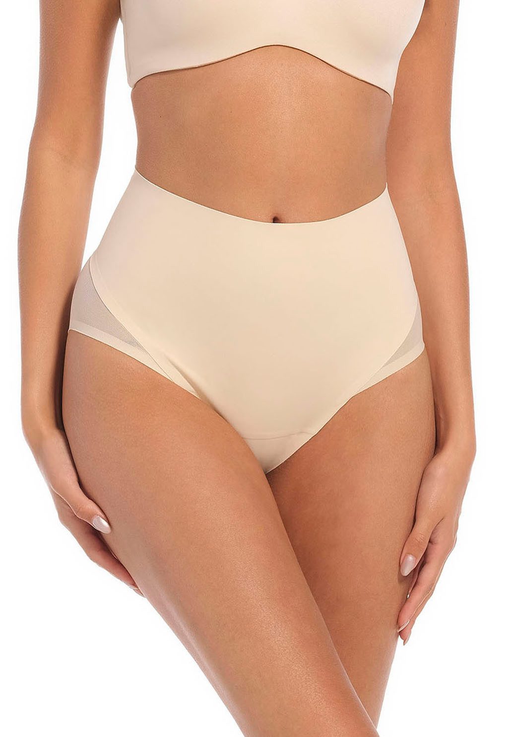 Magic Body Fashion Shapingslip naadloos ontwerp en een onzichtbare afwerking dames slips maat XL beige