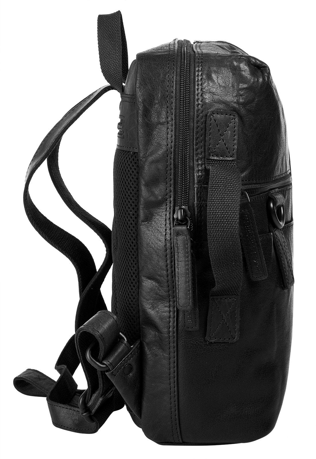 Spikes & Sparrow Laptoprugzak echt leder