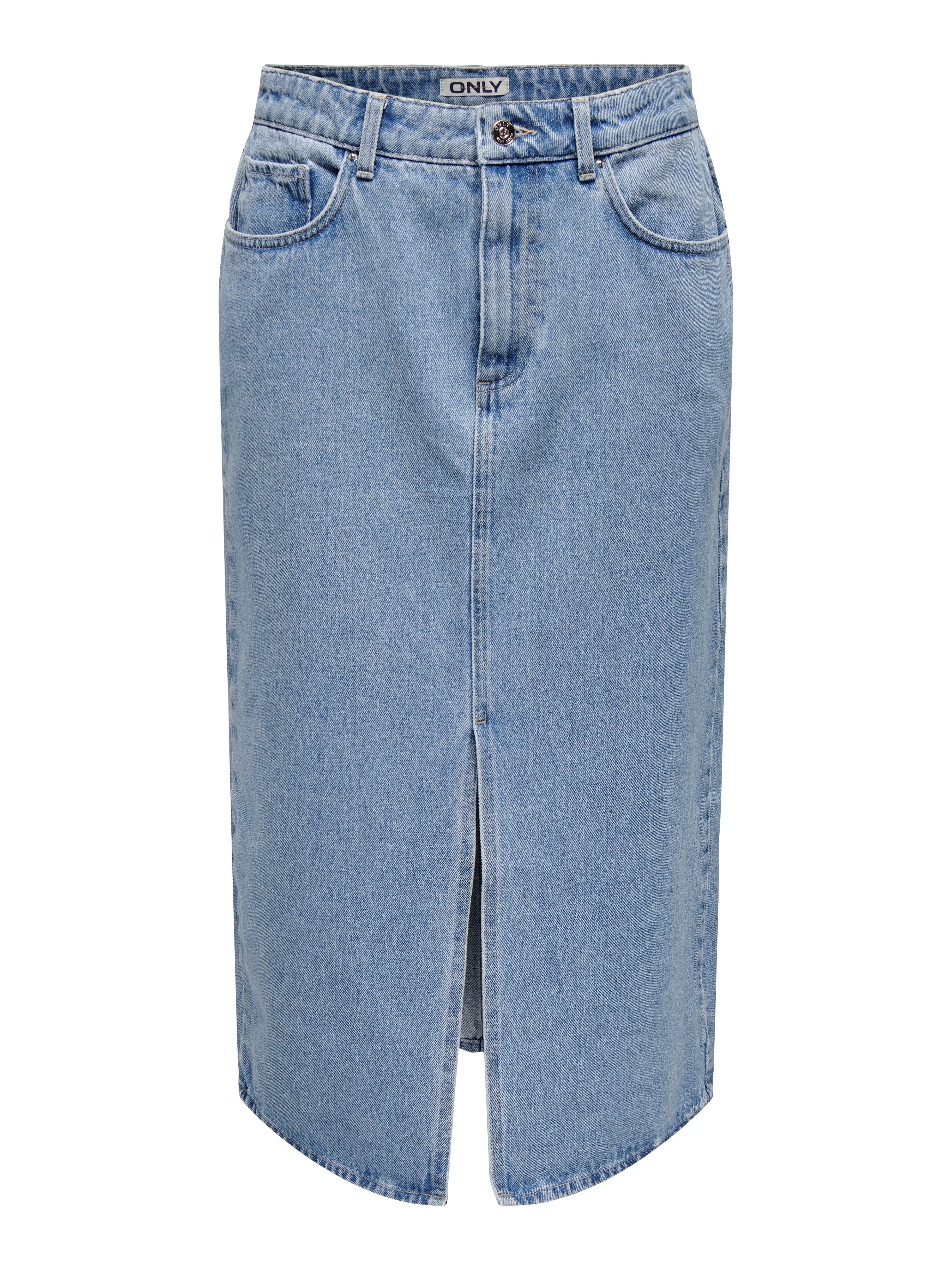 Only Jeans rok ONLBIANCA MIDI SKIRT DNM REA NOOS