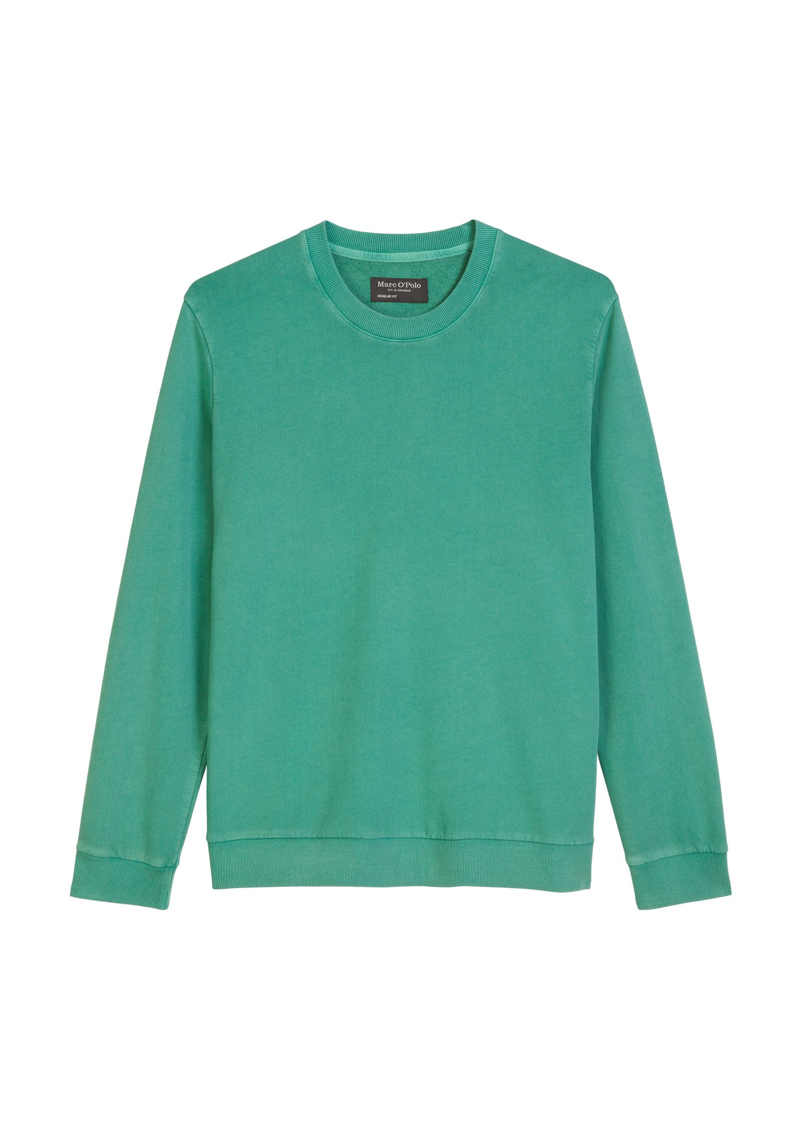 Marc O'Polo Sweatshirt Basic, met ribboorden, regular, lichte zomer-sweatstof