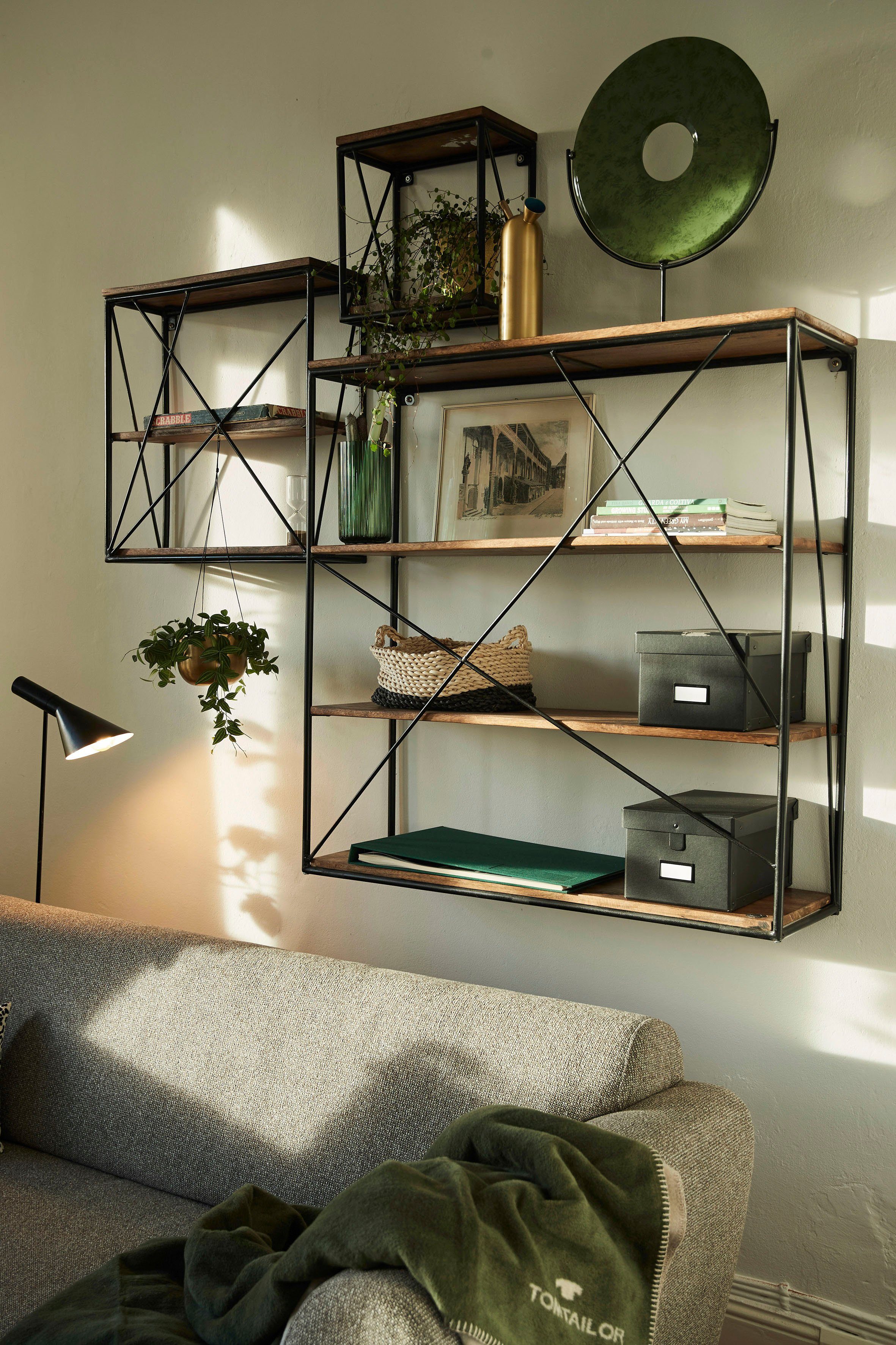 TOM TAILOR HOME Wandplank T-NEST SHELF WALL MEDIUM middelgrote wandplank, kan gemakkelijk worden gecombineerd met andere maten uit de serie