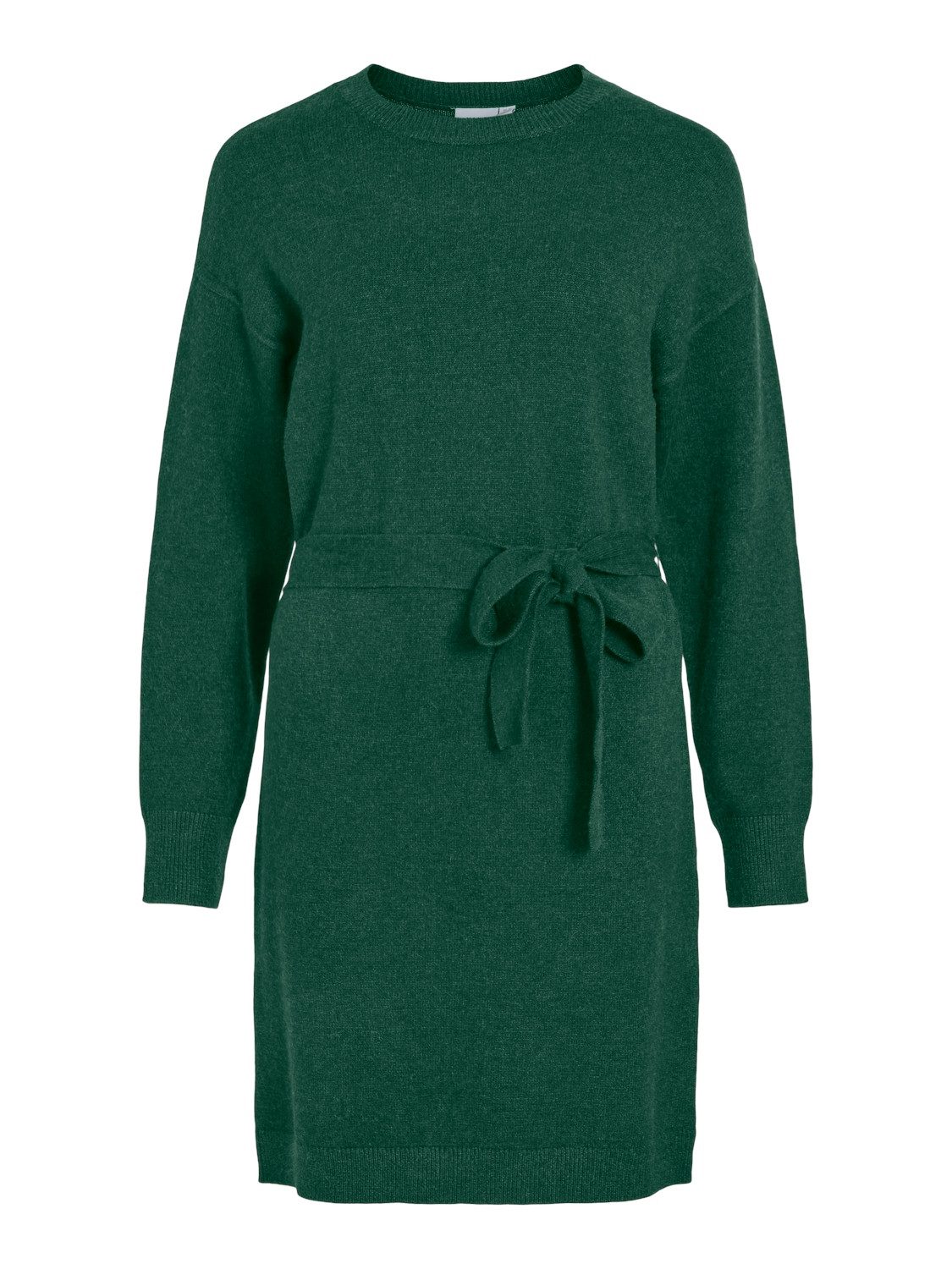 Vila Gebreide jurk VIRIL O-NECK L S BELT KNIT DRESS NOOS
