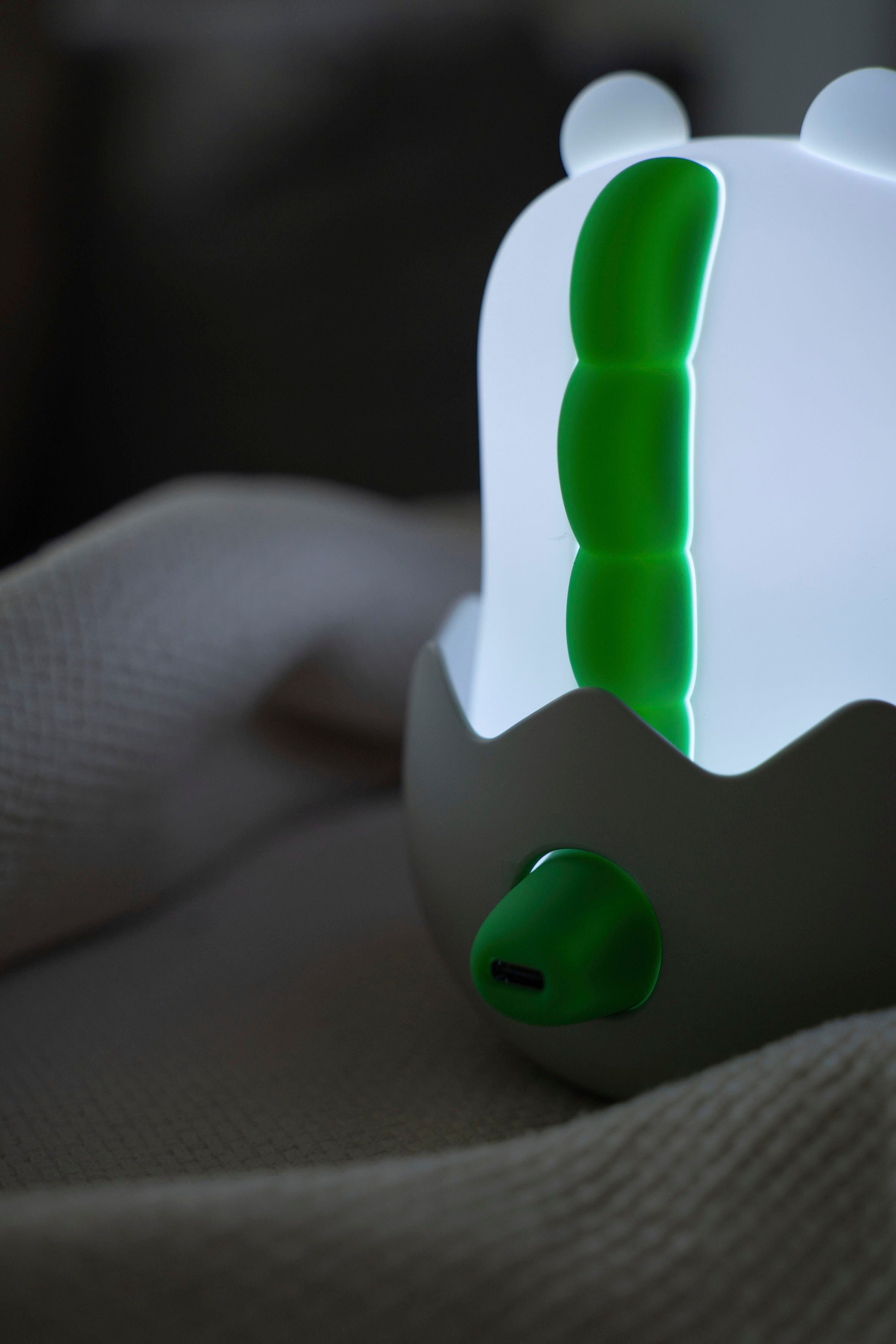 niermann Lednachtlampje Nachtlampje Diggy Dino Vriendelijk, verminderd ontwerp + Aangenaam licht (slaapvriendelijk) (1 stuk)