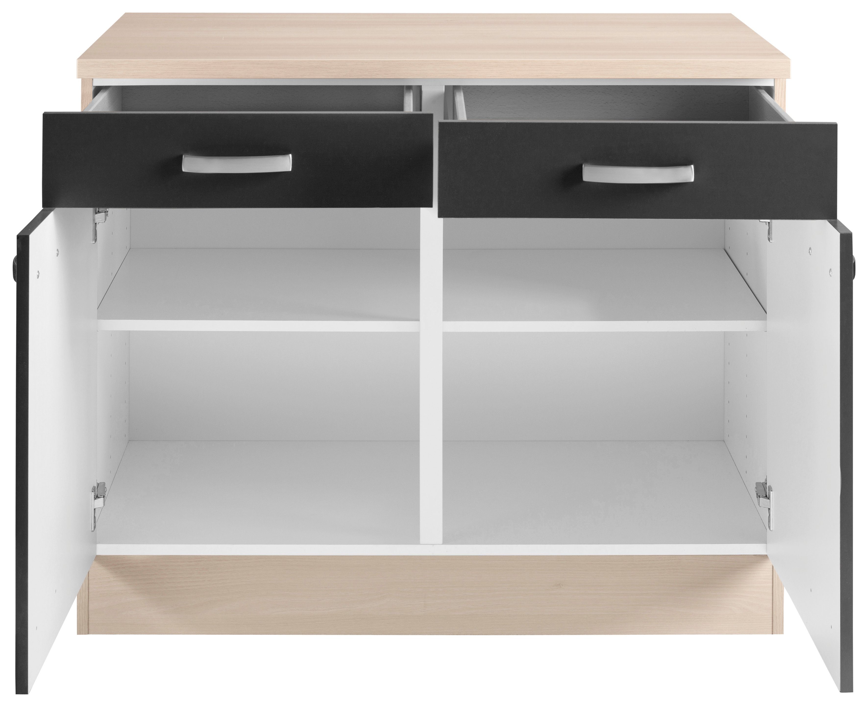 OPTIFIT Onderkast Faro , met metalen handgrepen, breedte 100 cm