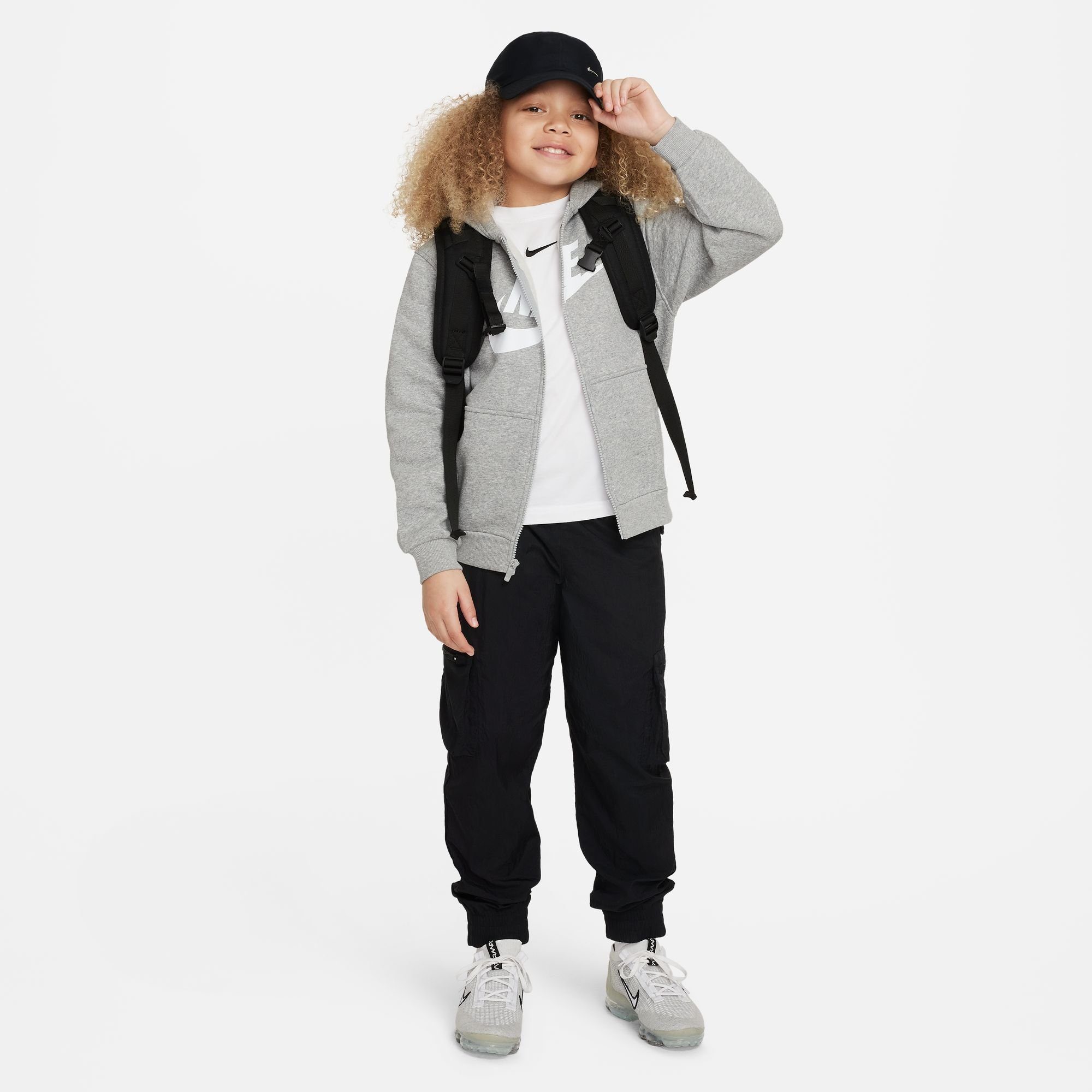 Nike Sportswear Capuchonsweatvest CLUB FLEECE BIG KIDS' FULL-ZIP HOODIE