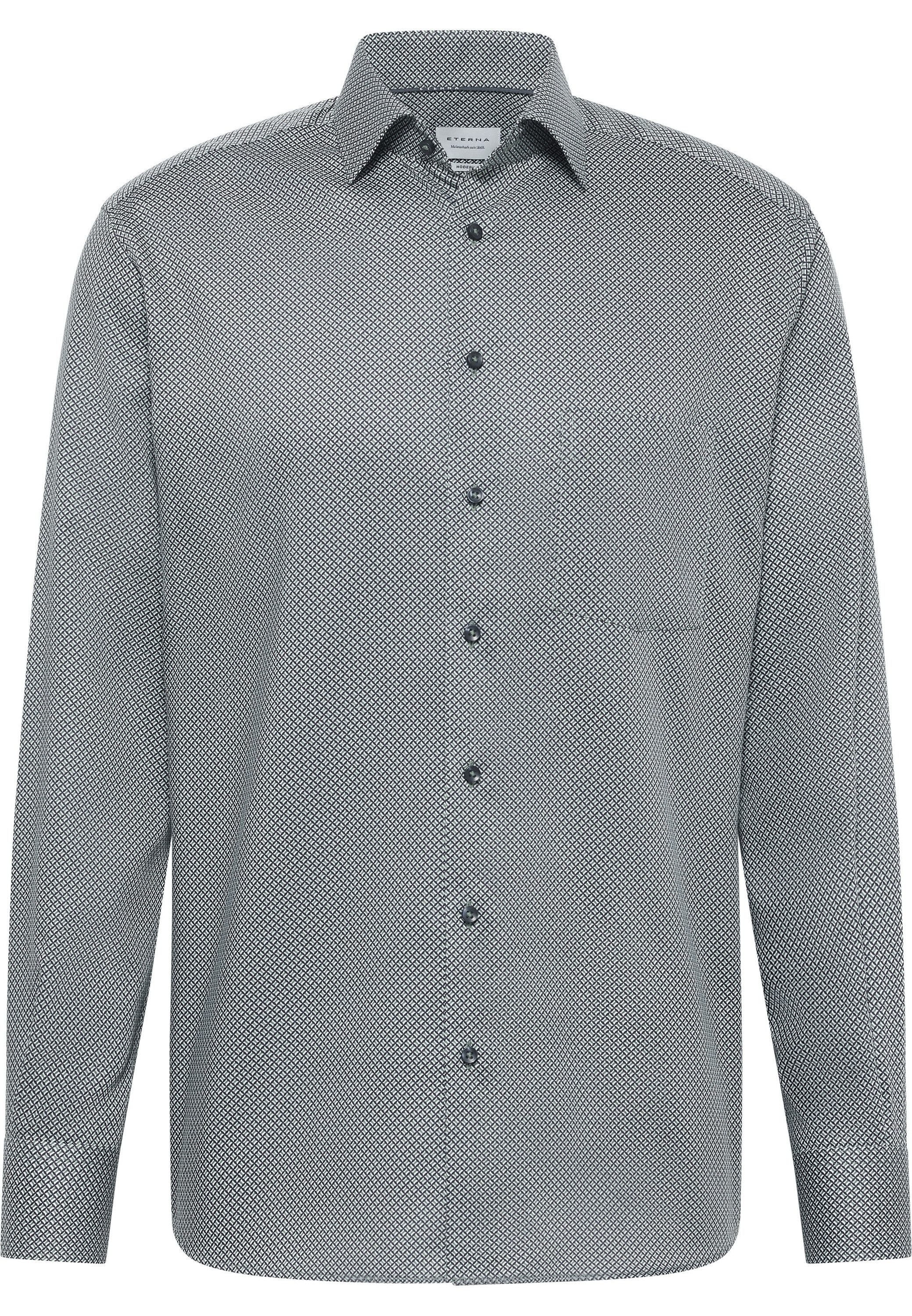 Eterna Overhemd met lange mouwen MODERN FIT NON IRON (strijkvrij)
