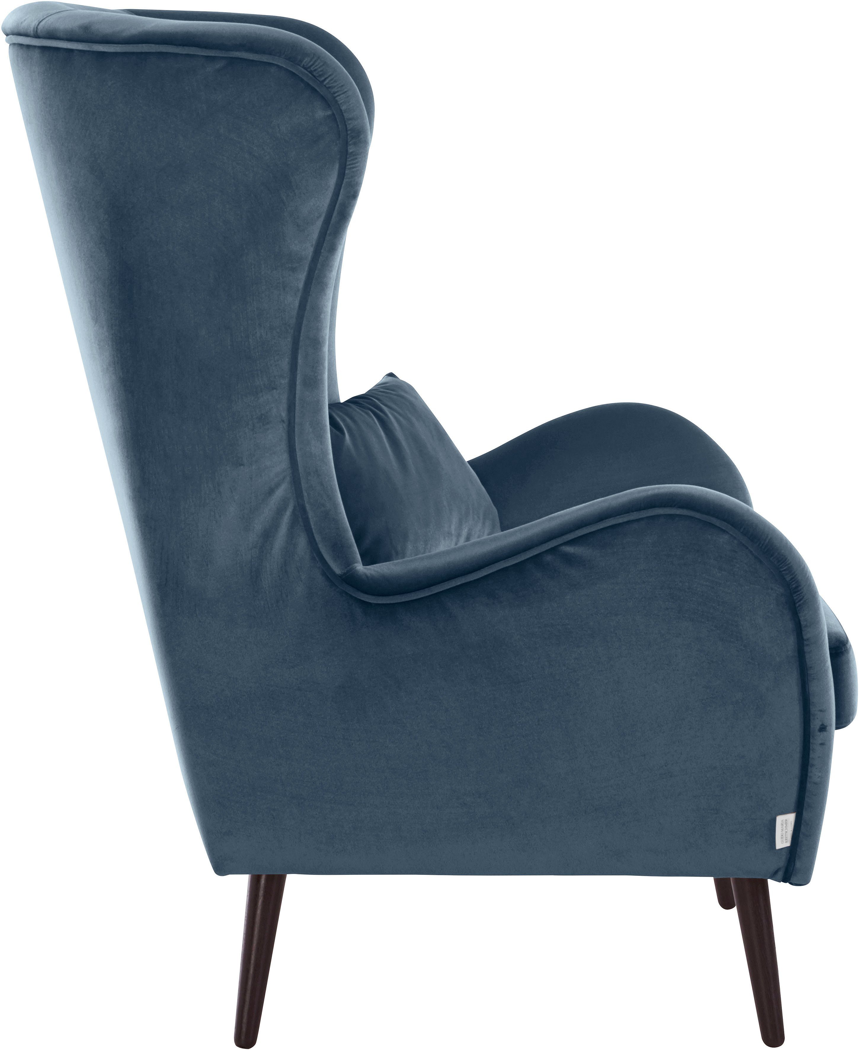 Home affaire Fauteuil Sallito, oorfauteuil, TV-stoel voor woonkamer, ook in velours cord