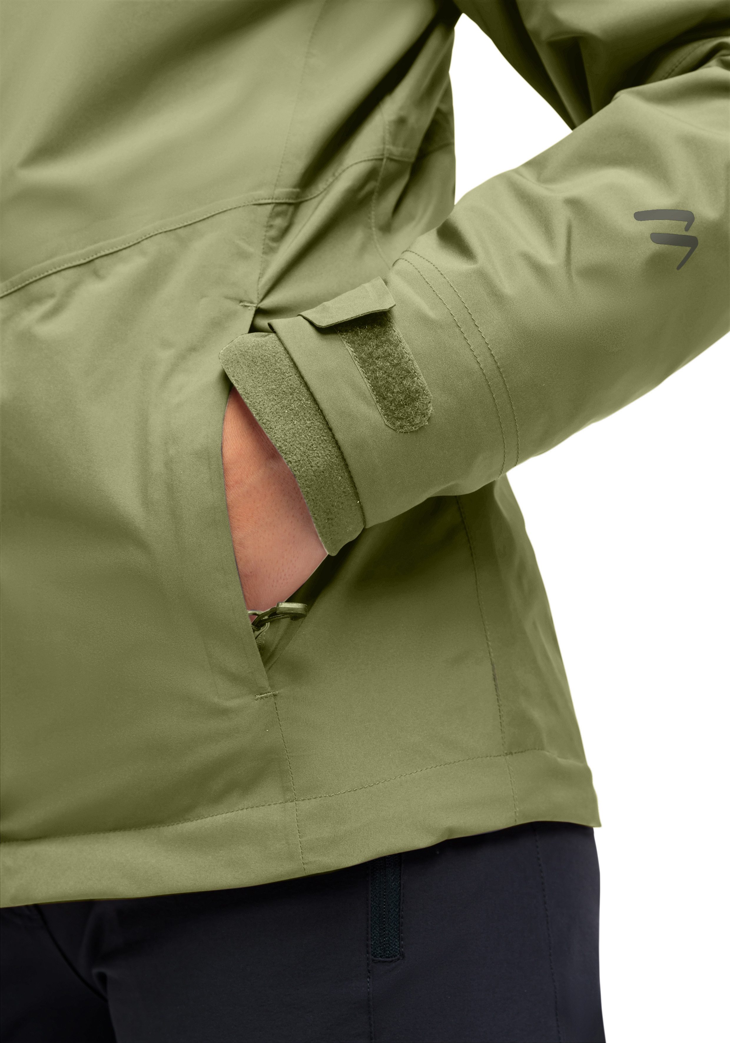 Maier Sports Functioneel jack Metor 3in1 W Dames outdoorjas, waterdicht, ritszakken, capuchon