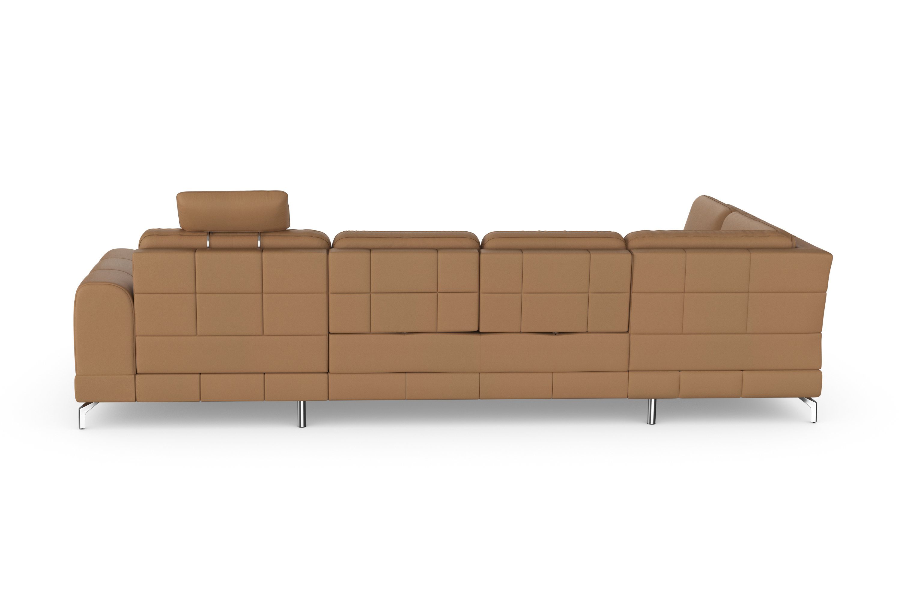 sit&more Zithoek Bendigo U-vorm inclusief zitdiepteverstelling, bodemvrijheid 12 cm, in 2 pootkleuren