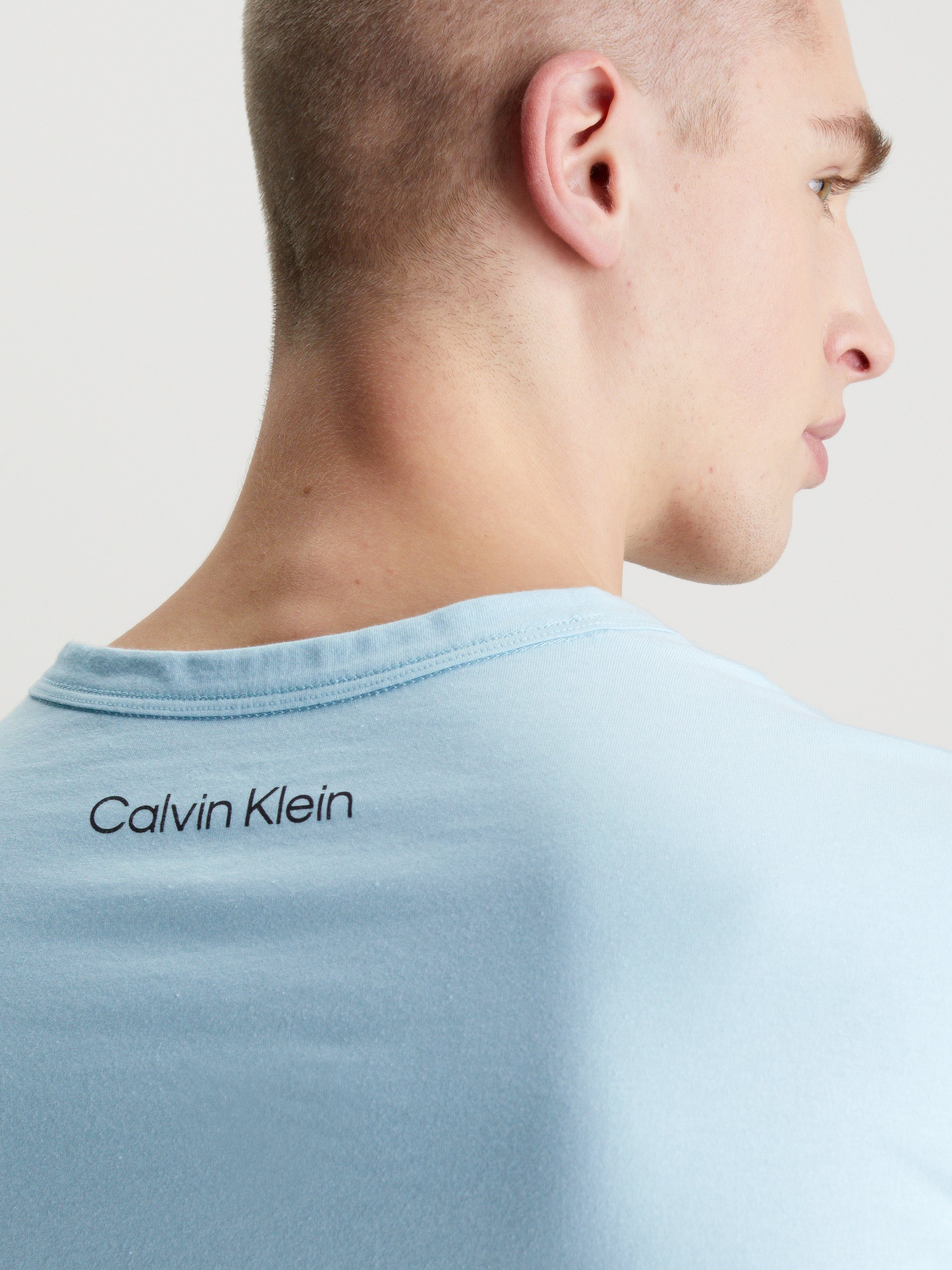 Calvin Klein T-shirt S S CREW NECK met merklabel
