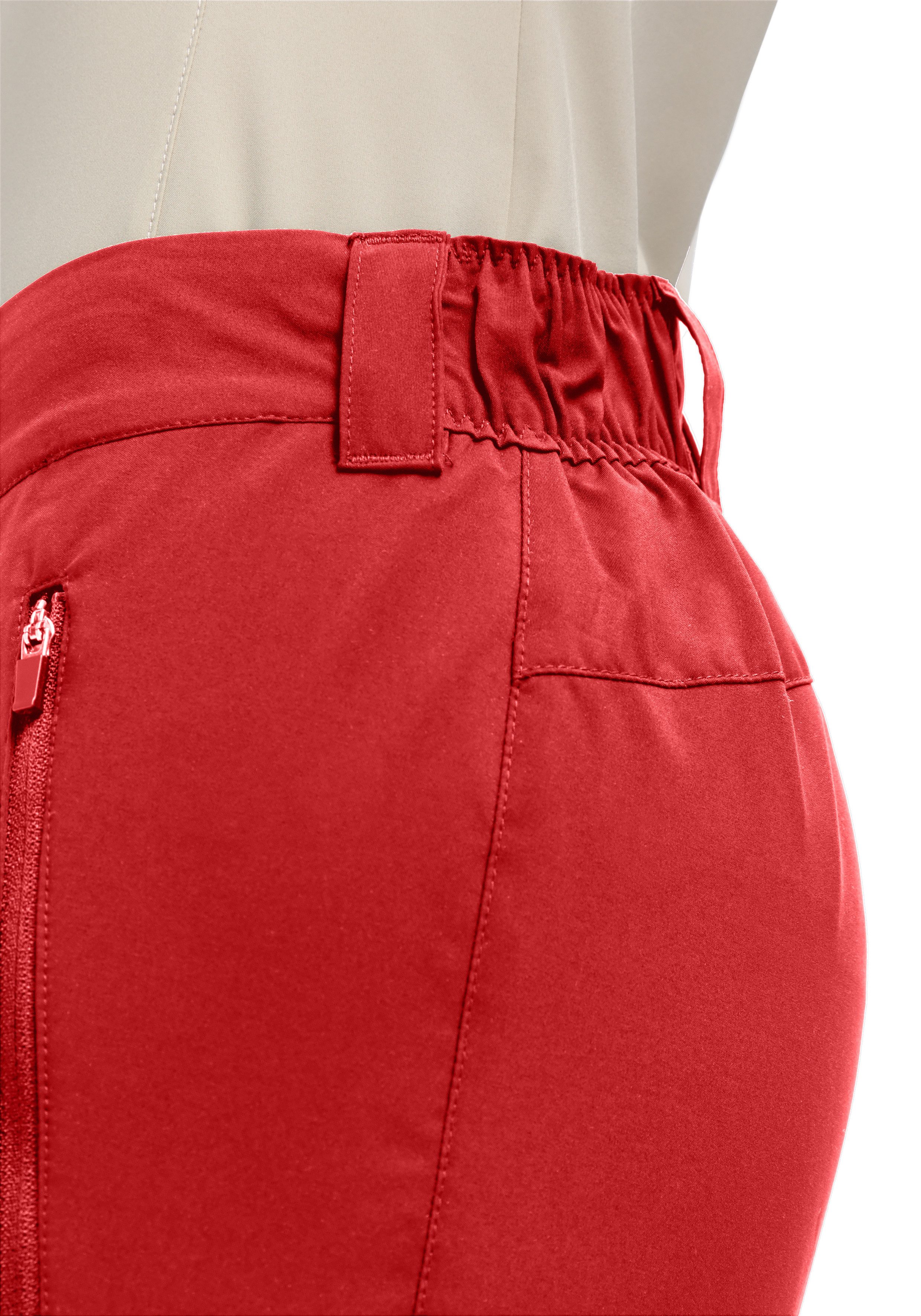 Maier Sports Outdoorbroek Lulaka loop Dames wandelbroek, functionele broek met zakken + riem, regular fit
