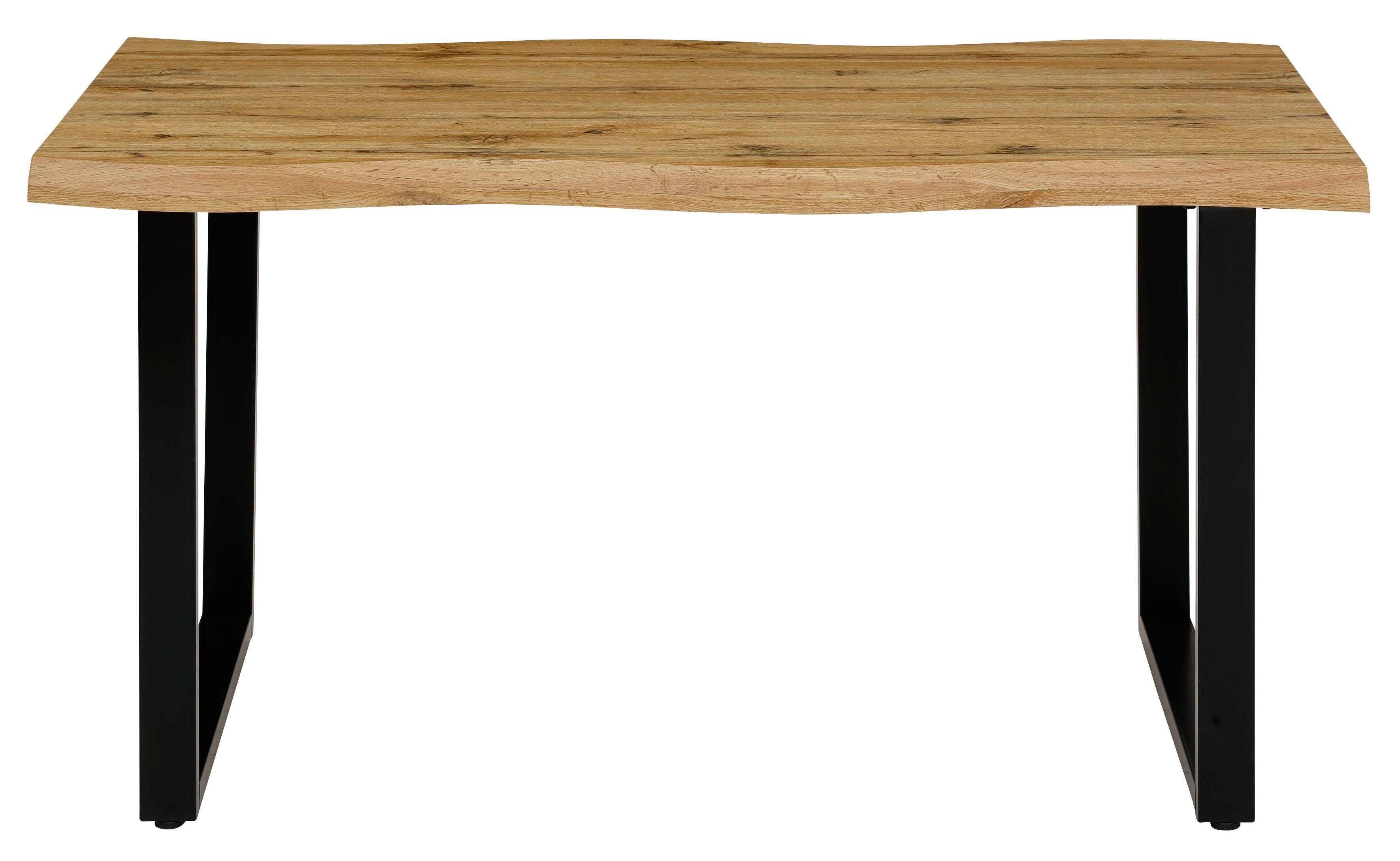 HELA Eettafel GISELLE boomkanttafel, keukentafel, TOPSELLER! OTTOs Choice Sledeframe metaal, industrieel design, 140 - 200 cm breedte, 2 kleuren