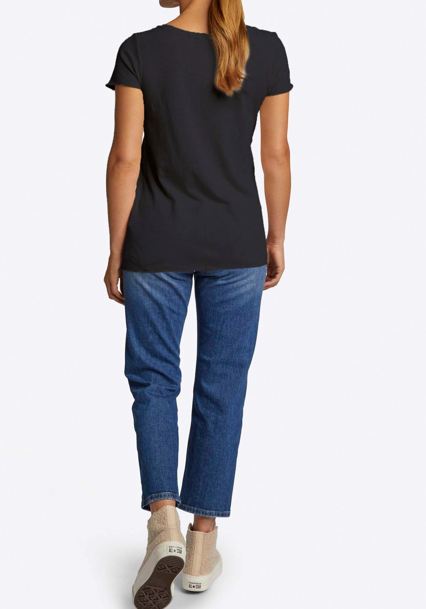 Rich & Royal T-shirt in een vrouwelijke basic pasvorm