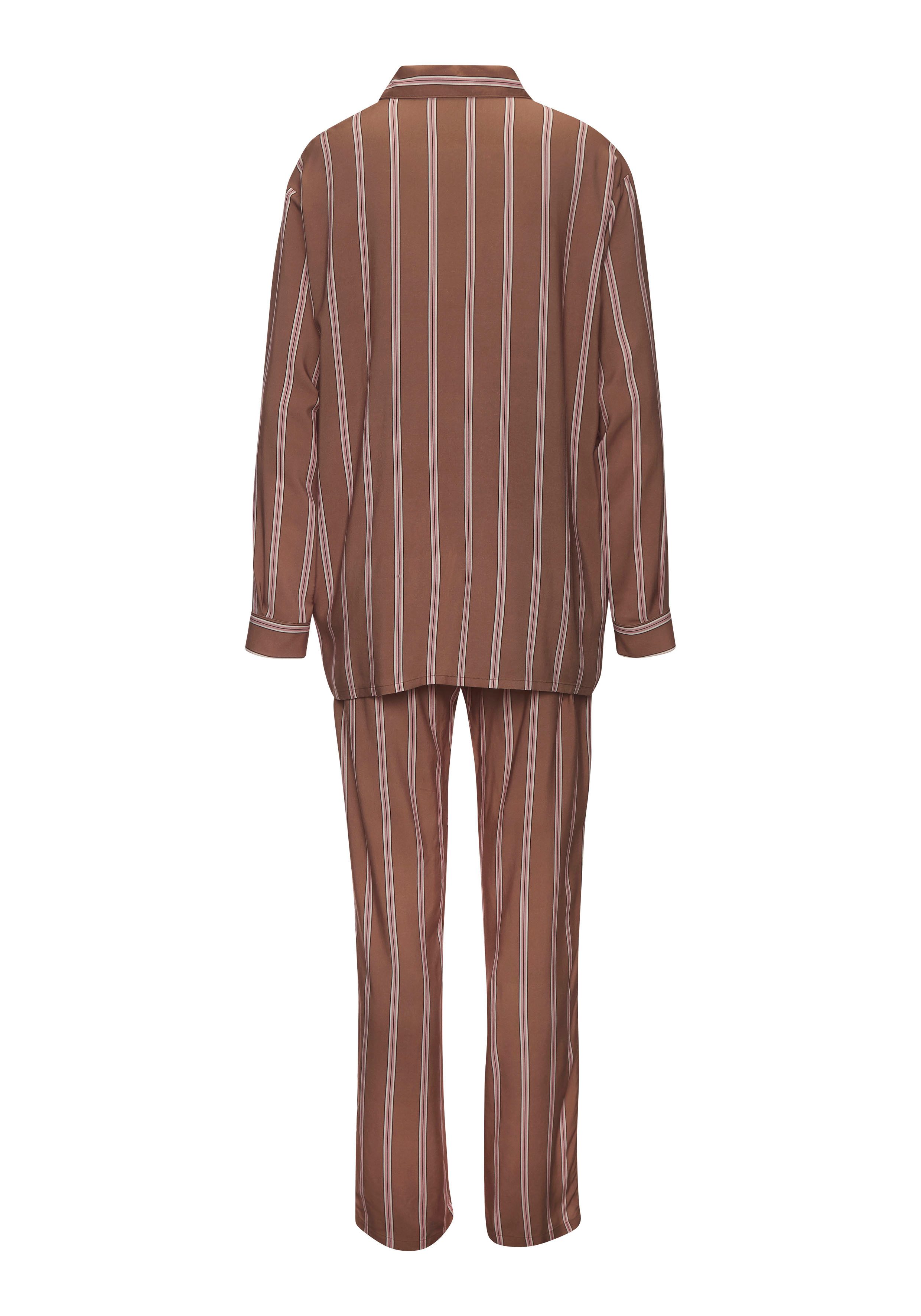 Lascana Pyjama in klassieke stijl (2-delig)