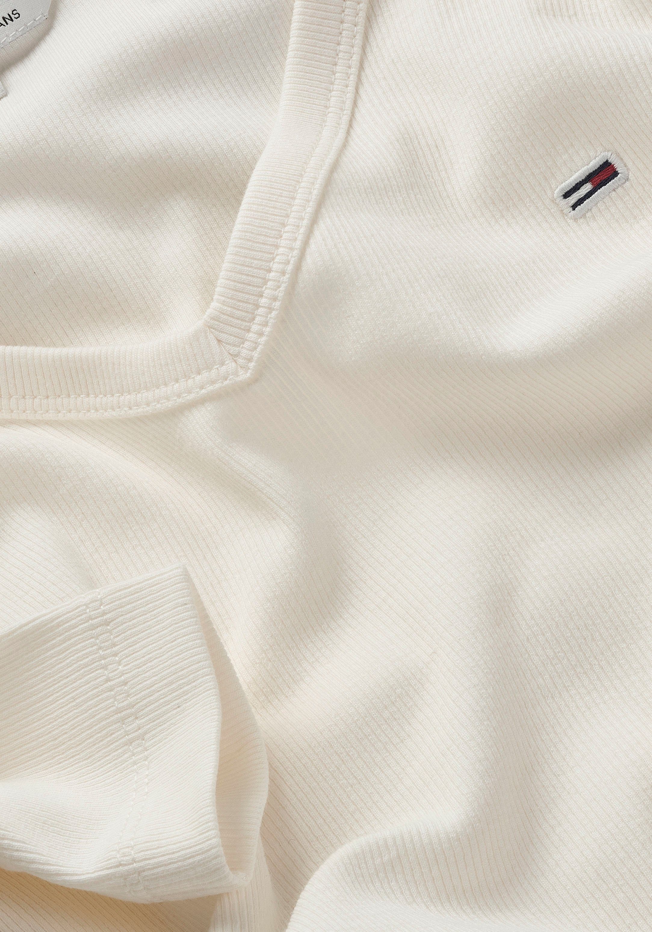 TOMMY JEANS Shirt met lange mouwen TJW SLIM ESSENTIAL RIB V LS