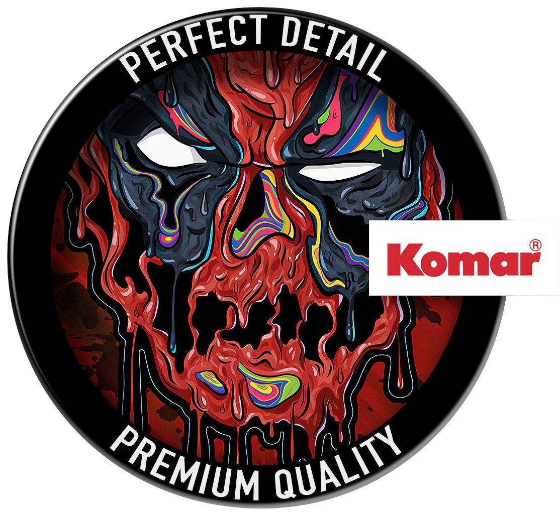 Komar Wandfolie Deadpool Meltpool - afm. 50 x 70 cm zelfklevend, wandstickers, kinderkamer (2-delig)