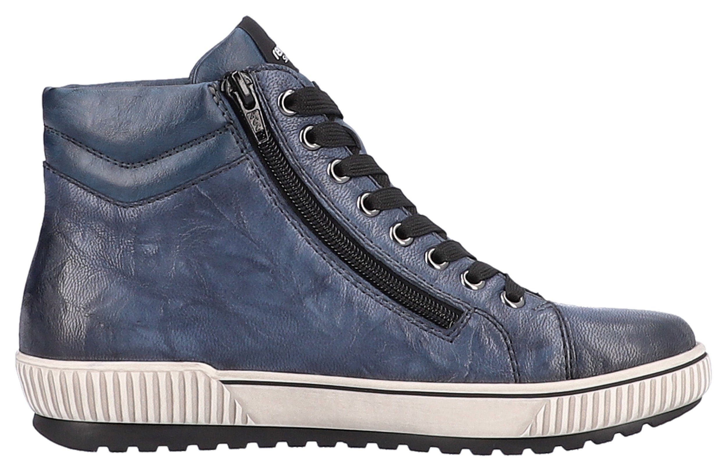 Remonte Veterschoenen platform, lace-up ankle boots, boots in crash look