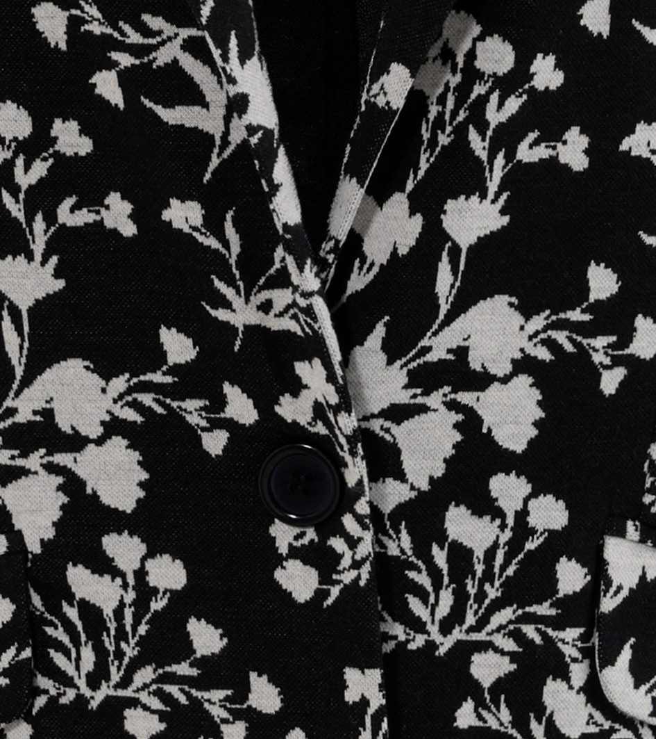 Aniston SELECTED Lange blazer met abstracte, bloemrijke patroon - nieuwe collectie