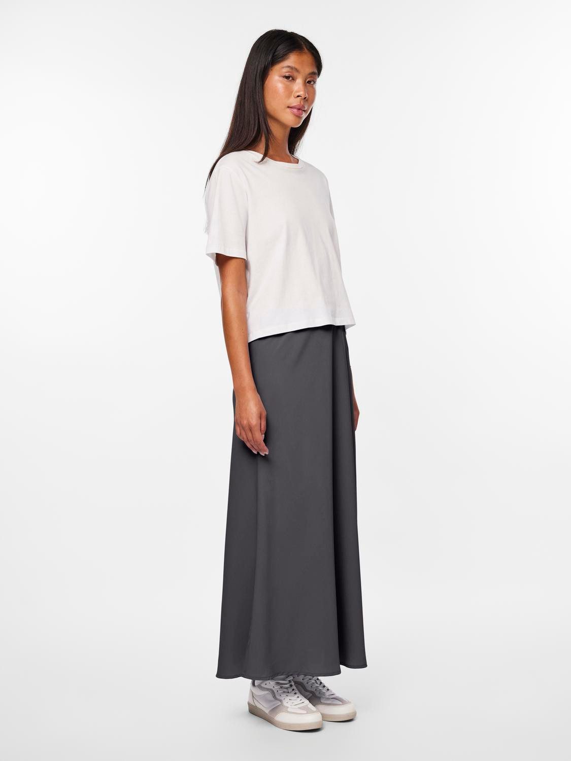 pieces Midirok PCFRANAN HW MIDI SKIRT NOOS BC