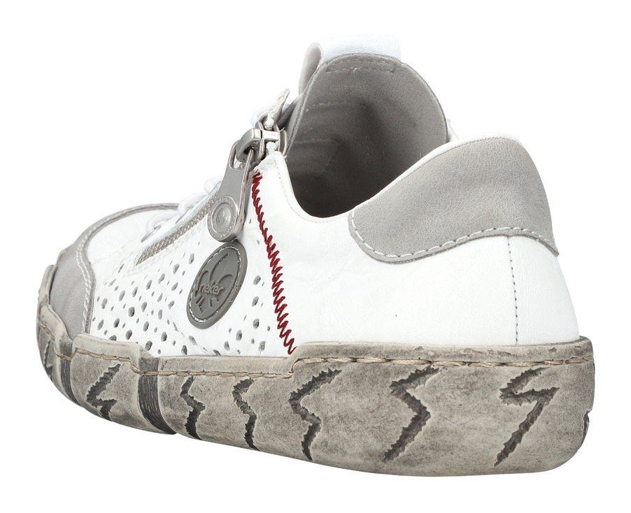 Rieker Slip-on sneakers met zool in used-look, vrijetijdsschoen, lage schoen, instapschoen