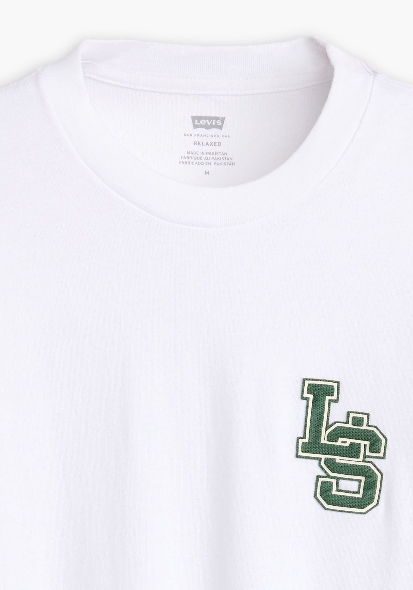 Levi's® Shirt met lange mouwen LS CLASSIC RELAXED TEE met letterprint/borduring op de borst