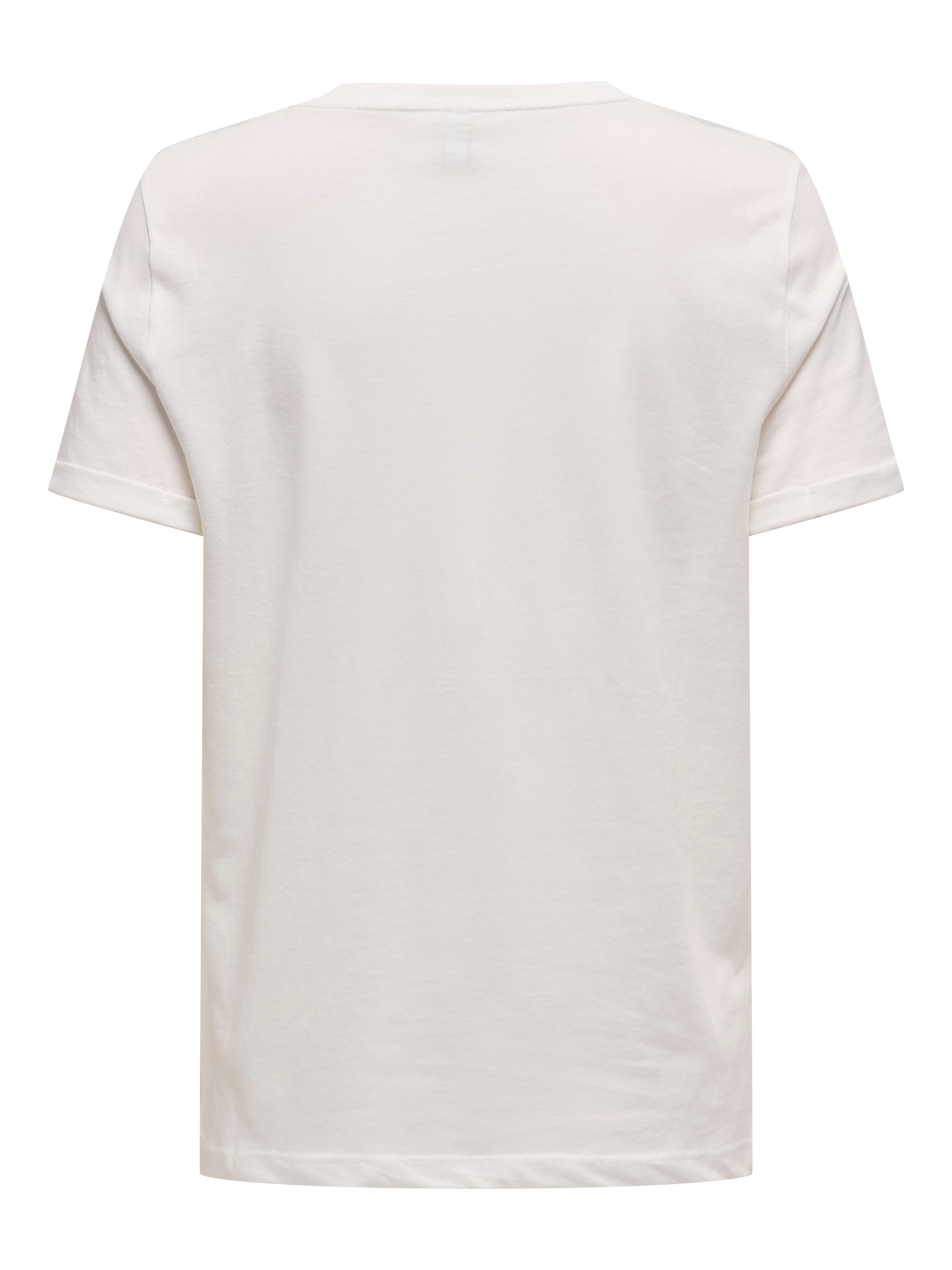 Only Shirt met korte mouwen ONLGITTE LIFE REG S/S TOP BOX CS JRS