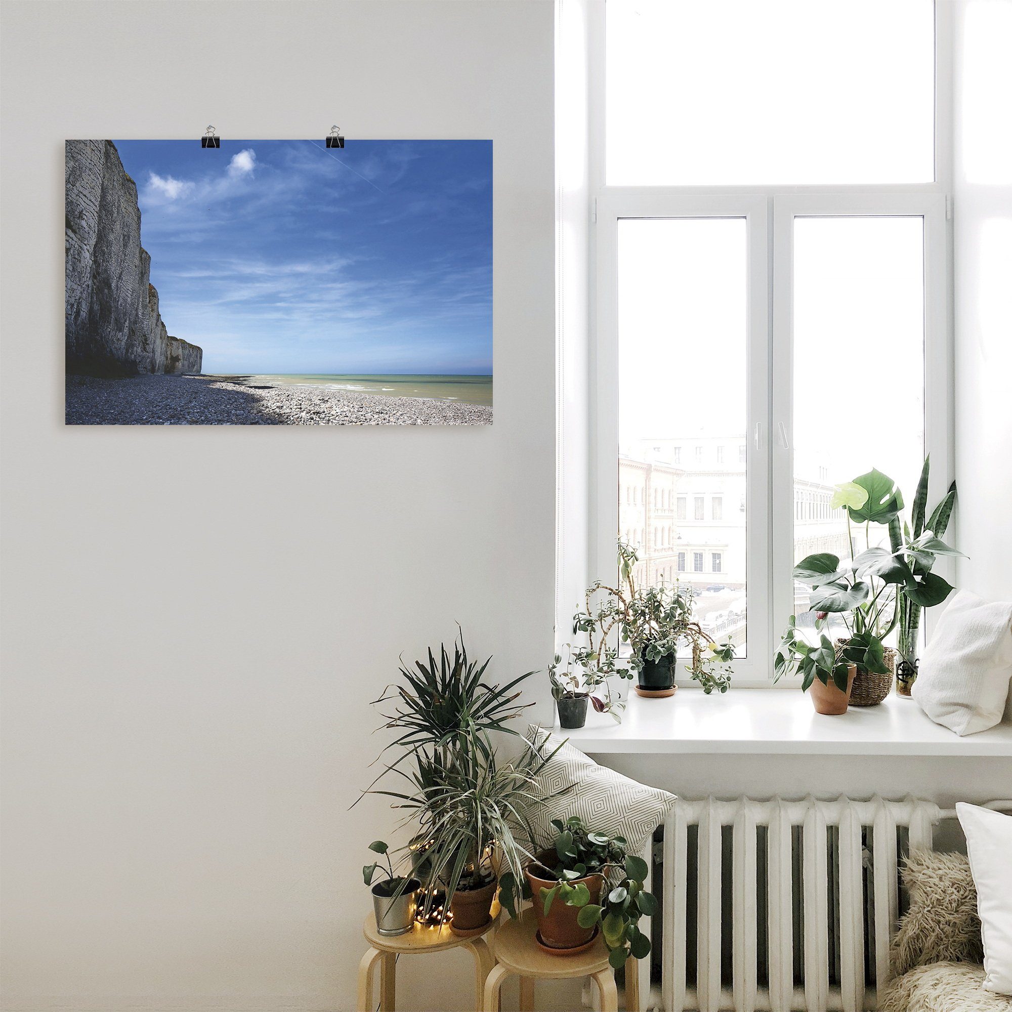 Artland Artprint St. Valery en Caux als artprint van aluminium, artprint op linnen, muursticker of poster in verschillende maten