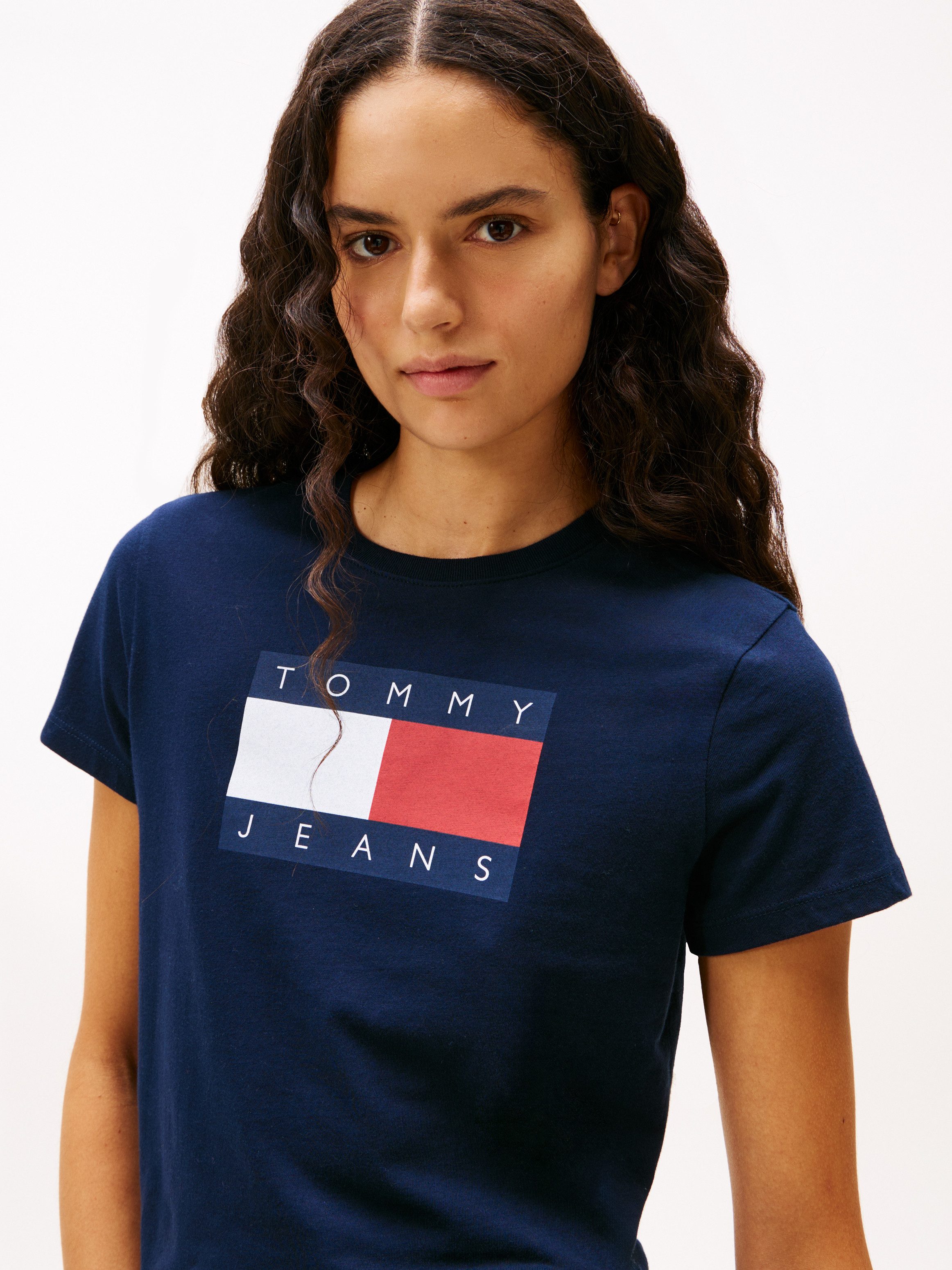 TOMMY JEANS Shirt met korte mouwen TJW REG TJ FLAG SS TEE