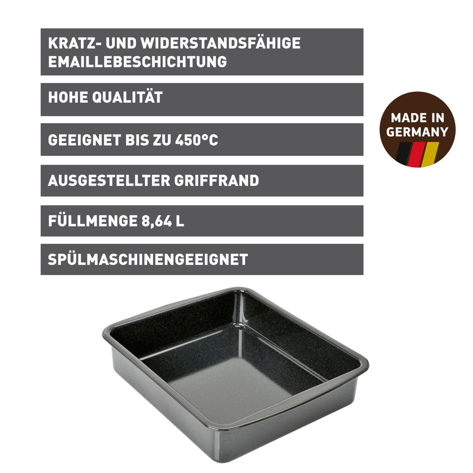 Kaiser Backformen Ovenschaal Inspiration snijvast en warmtegeleid, made in germany (1 stuk)