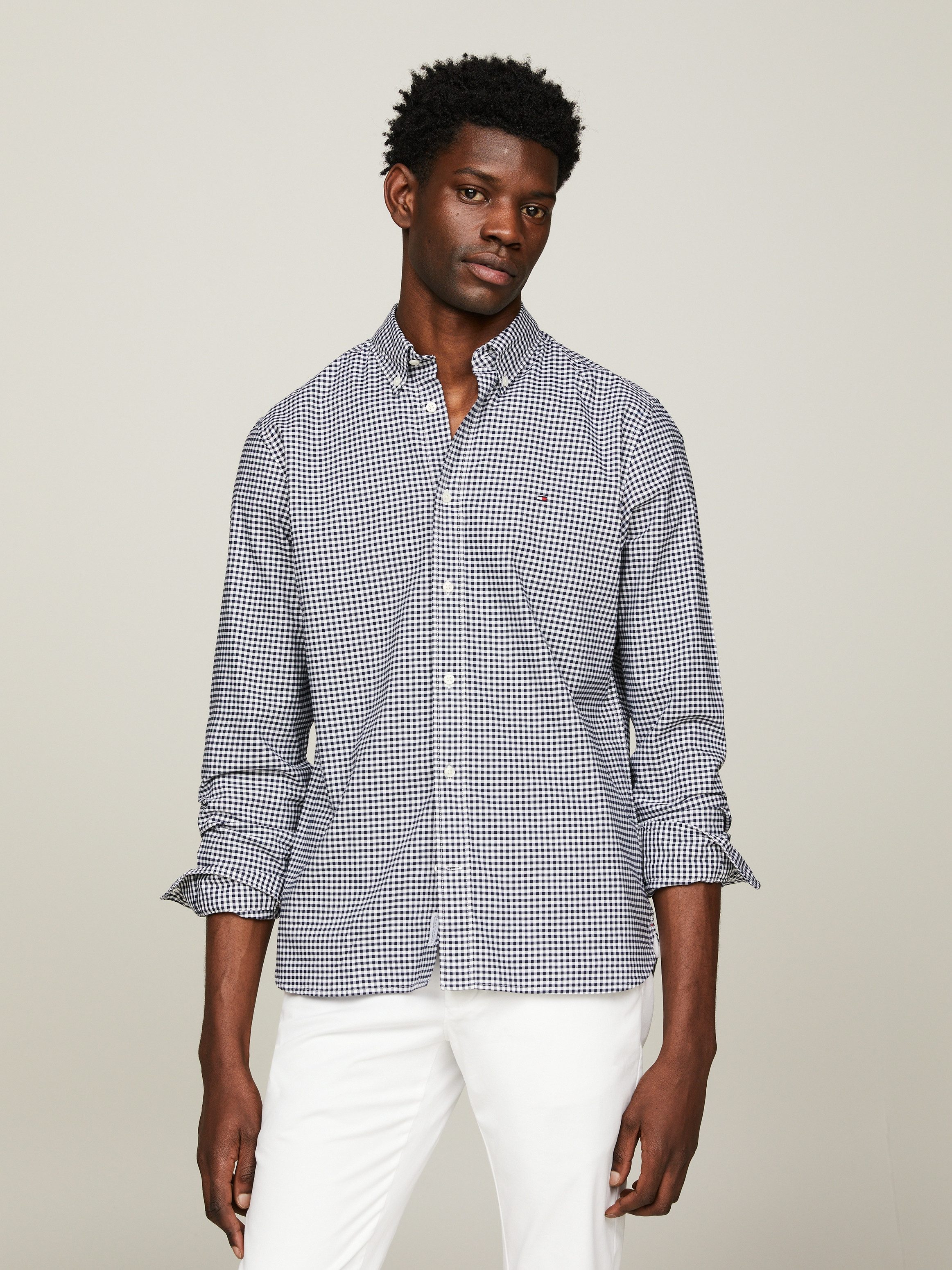 Tommy Hilfiger Overhemd met lange mouwen 1985 OXFORD GINGHAM RF SHIRT
